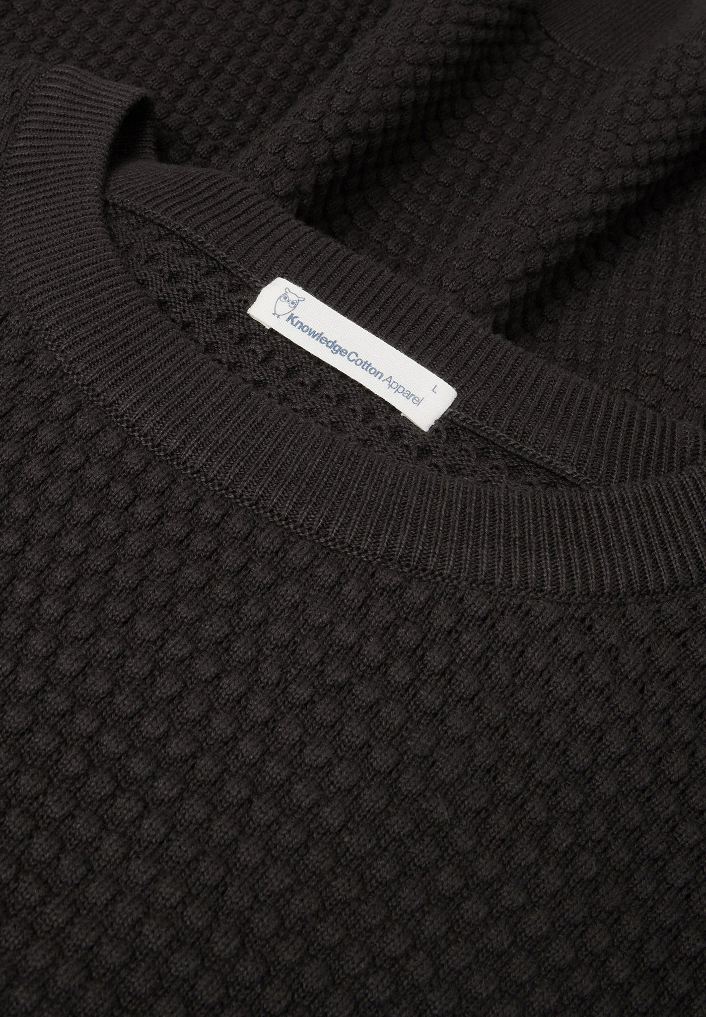 KNOWLEDGECOTTON APPAREL Bubble Knit Crewneck Vagn Bekleidung, Strickwaren, Pullover