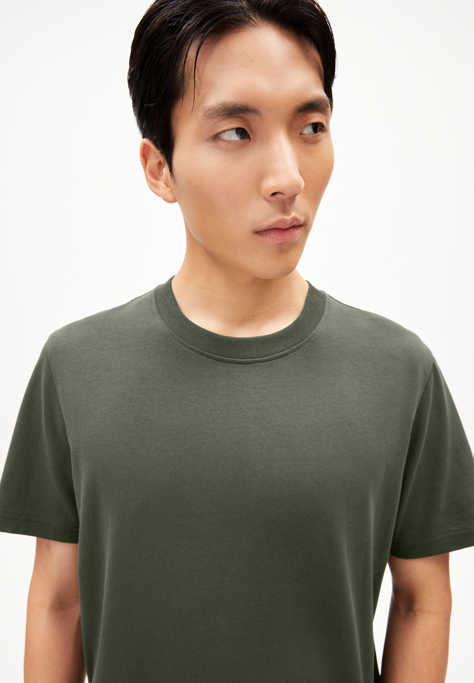 ARMEDANGELS Maarkos T-Shirt light carbon green L