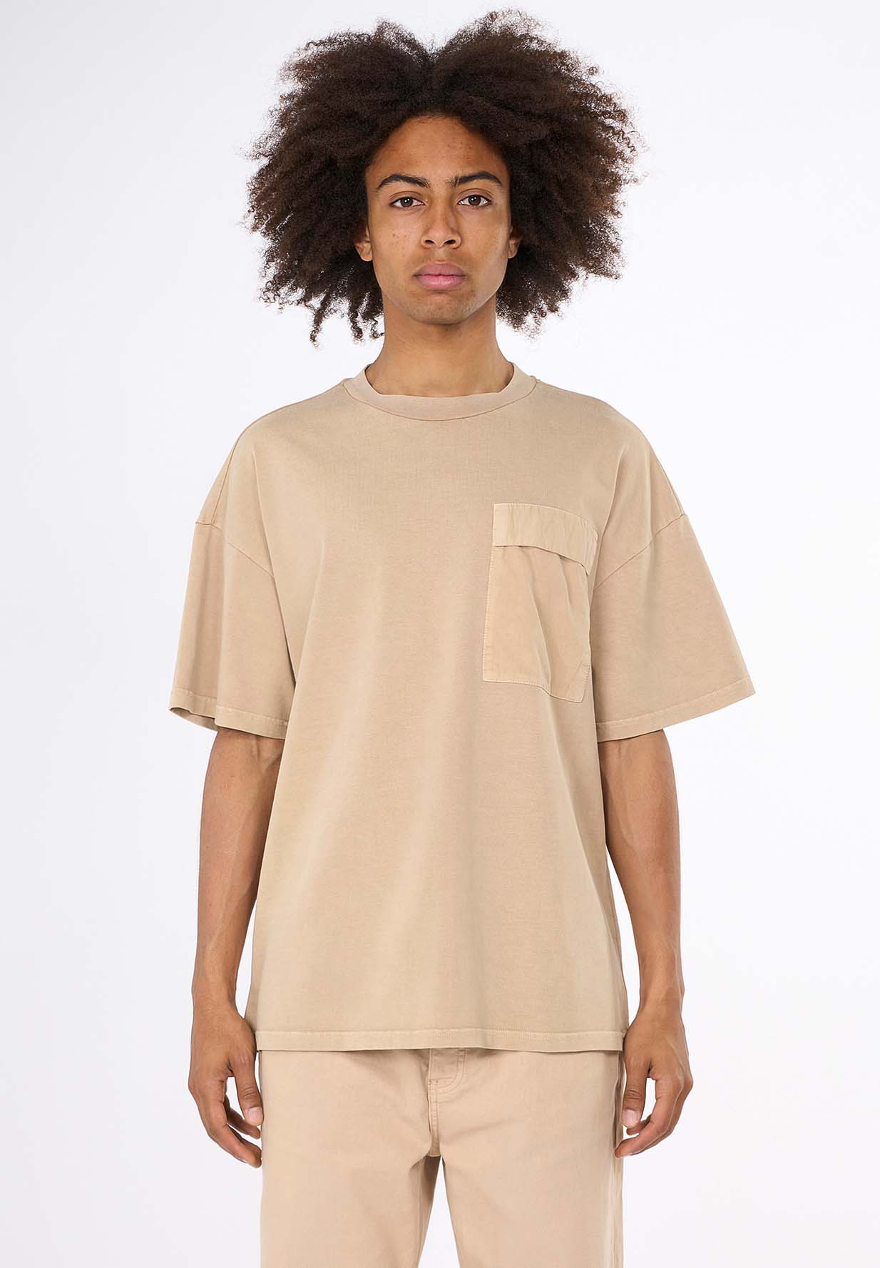 KNOWLEDGECOTTON APPAREL Nuance By Nature™ Loose T-Shirt safari XL