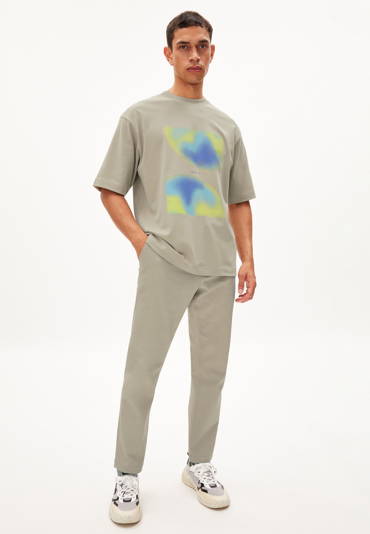 ARMEDANGELS Aalox Vision T-Shirt sand stone