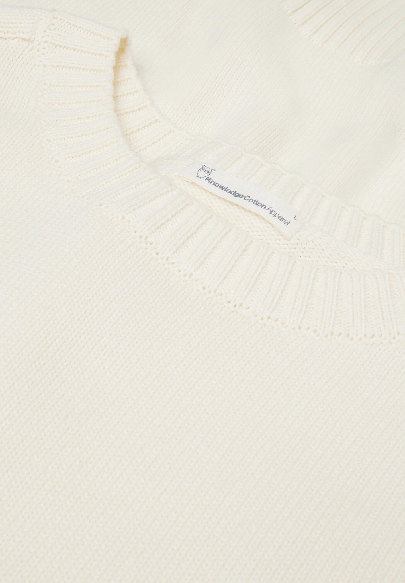 KNOWLEDGECOTTON APPAREL Plain Knitted Crewneck Bekleidung, Langarm, Ärmel, Bluse