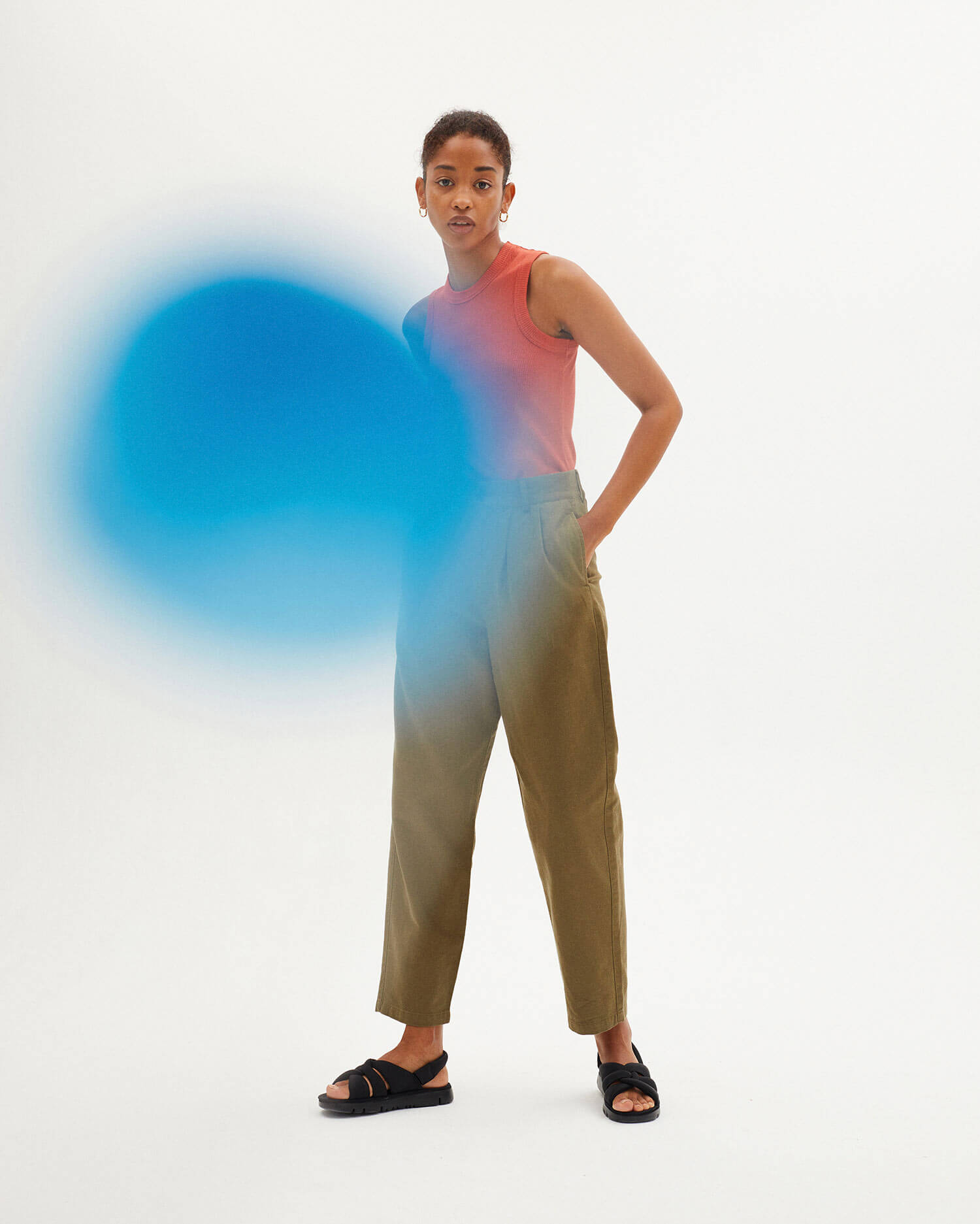 THINKING MU Hose Rina Pants Hemp THINKING MU Hose Rina Pants Hemp
