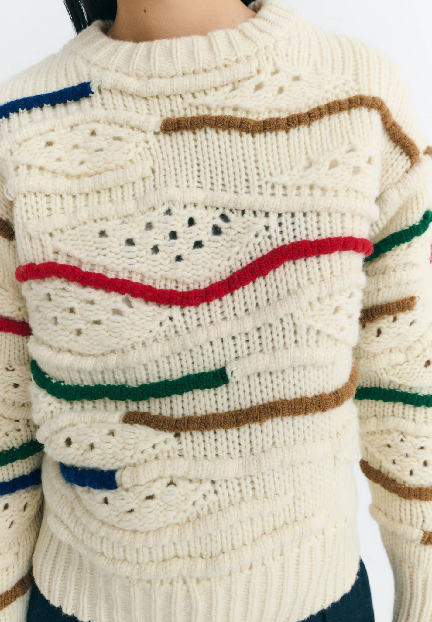 THINKING MU Knitted Sweater Candela Bekleidung, Strickwaren, Pullover