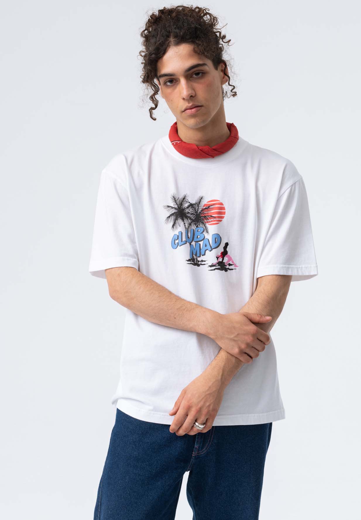 CARNE BOLLENTE T-shirt Club Mad white CARNE BOLLENTE T-shirt Club Mad white