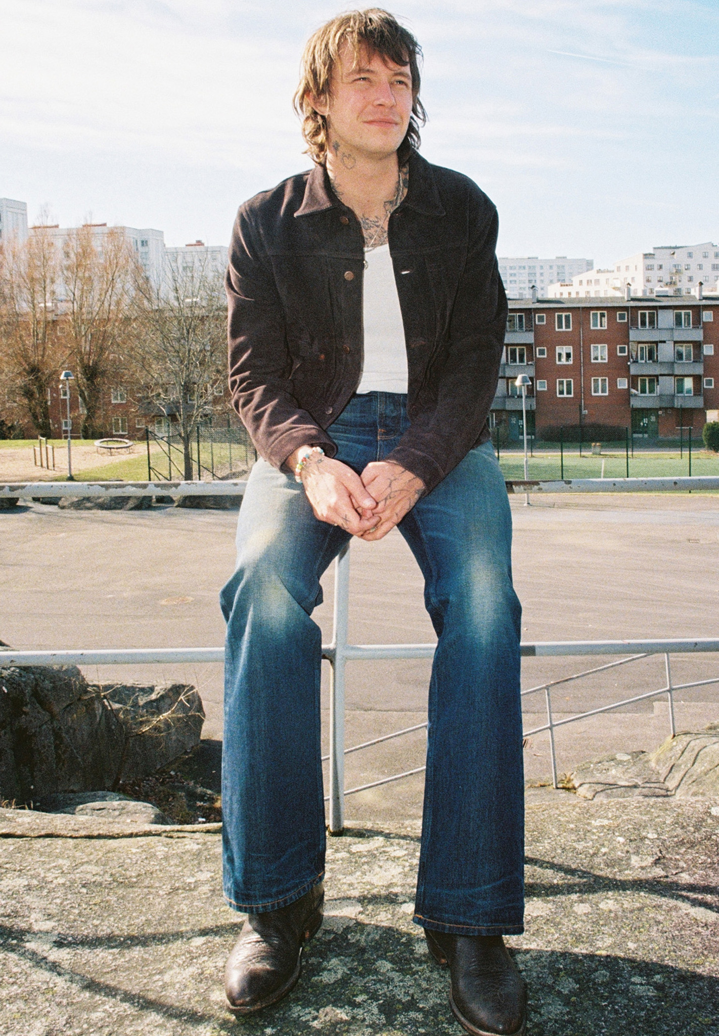 Hosen, Jeanshose, Jacke, Person, Schuh