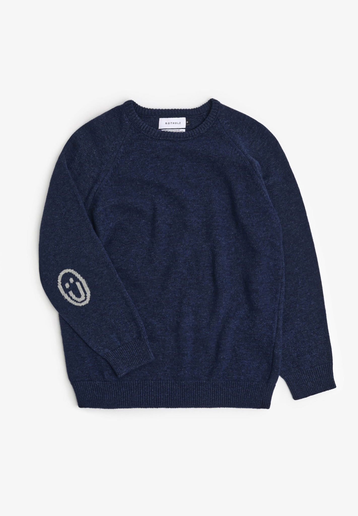 ROTHOLZ Knitted Sweater Smiley Strickwaren, Pullover, Sweatshirt, Fleece, Langer Ärmel