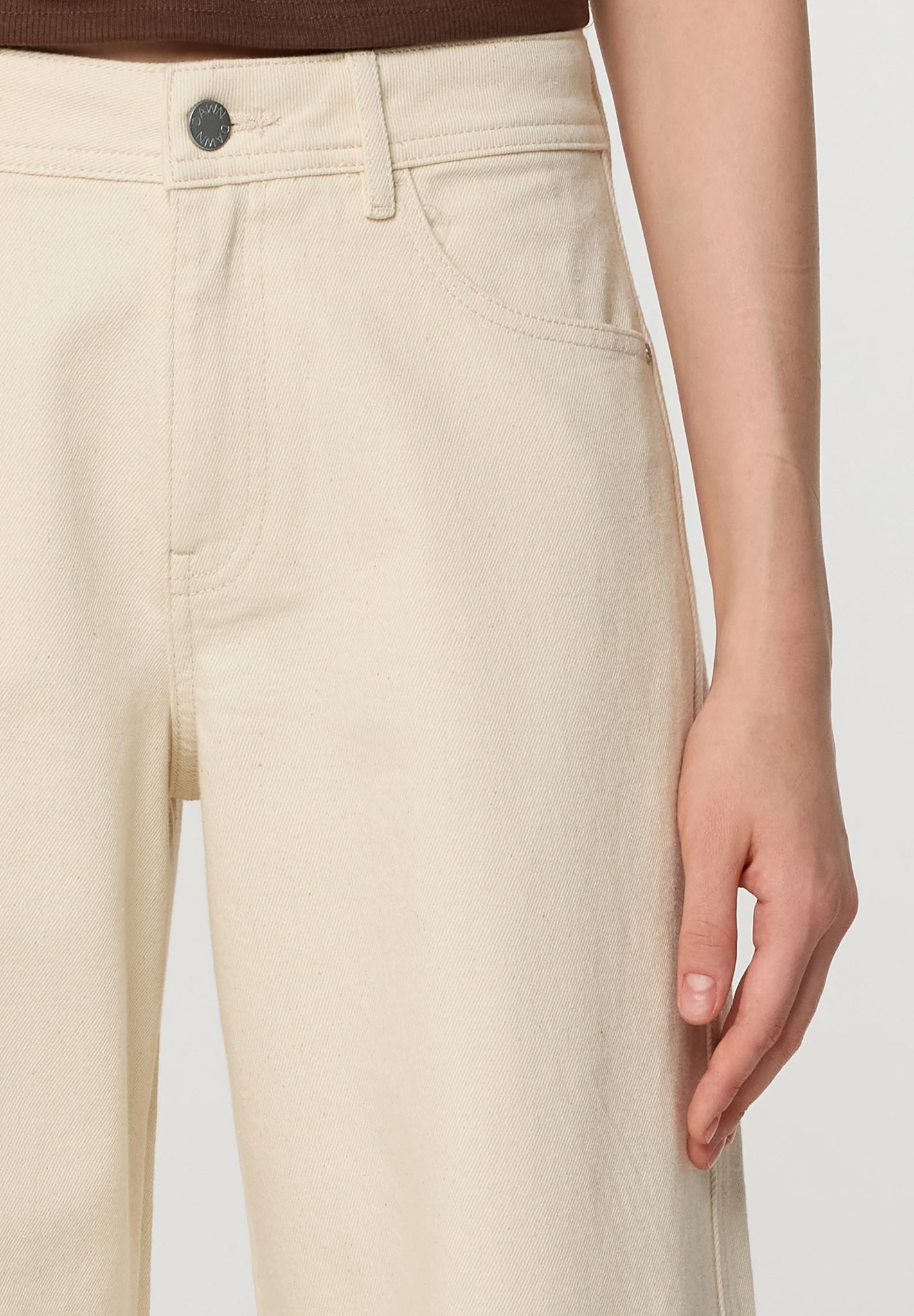 Dekoration für Zuhause, Leinen, Hosen, Person, Khaki