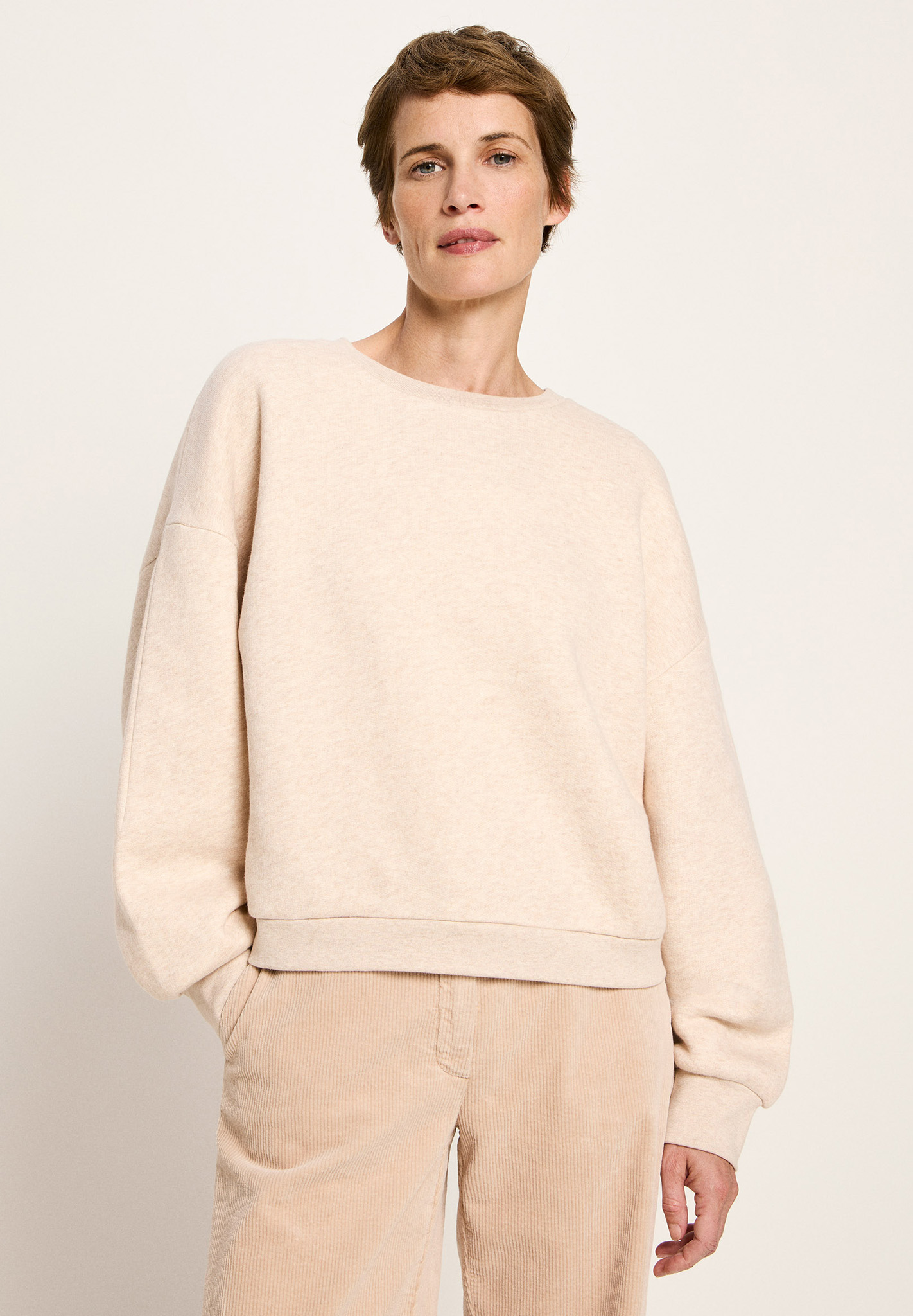 Bekleidung, Strickwaren, Pullover, Sweatshirt, Langarm