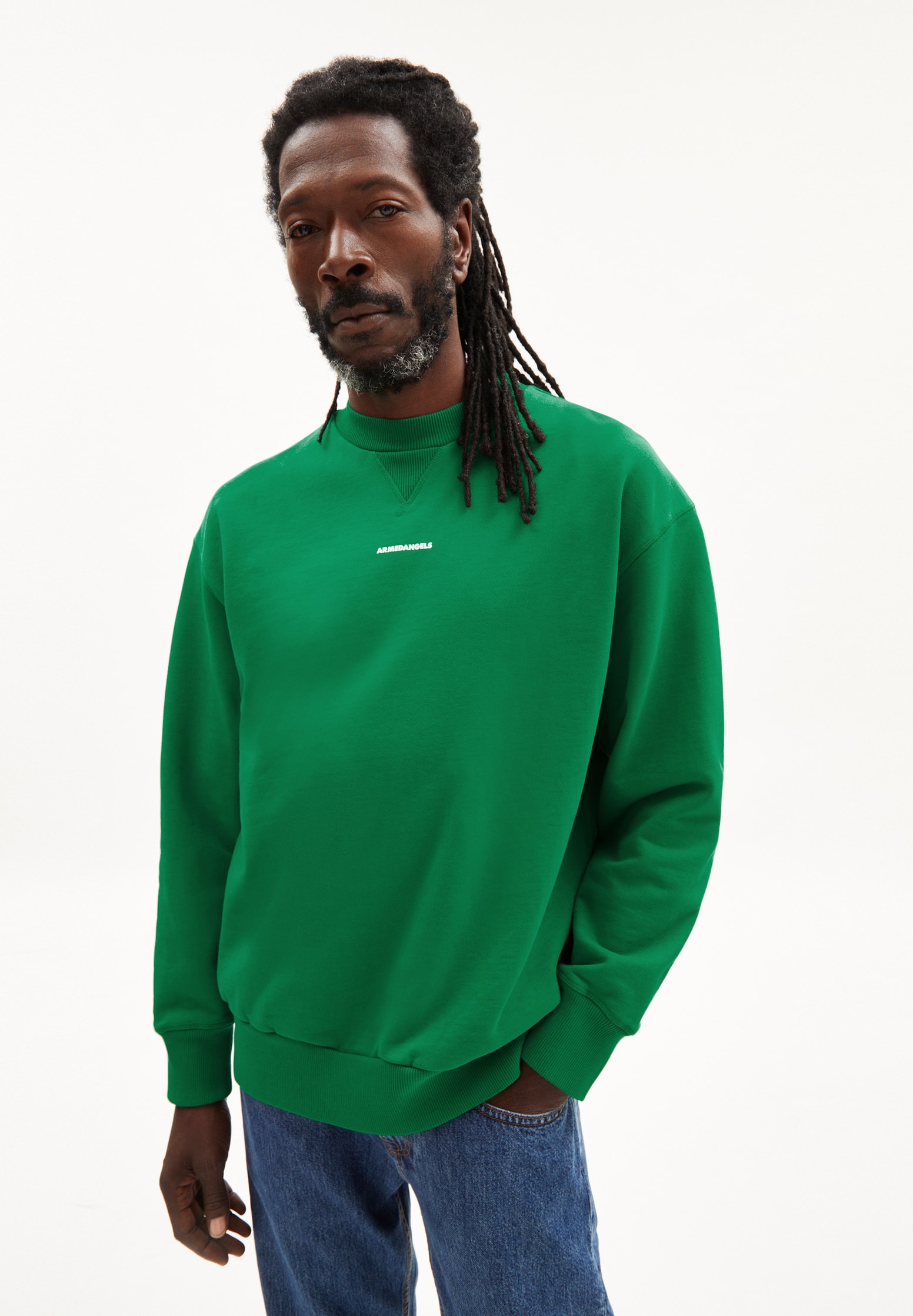 ARMEDANGELS Thaao Premium Sweatshirt flash green XL
