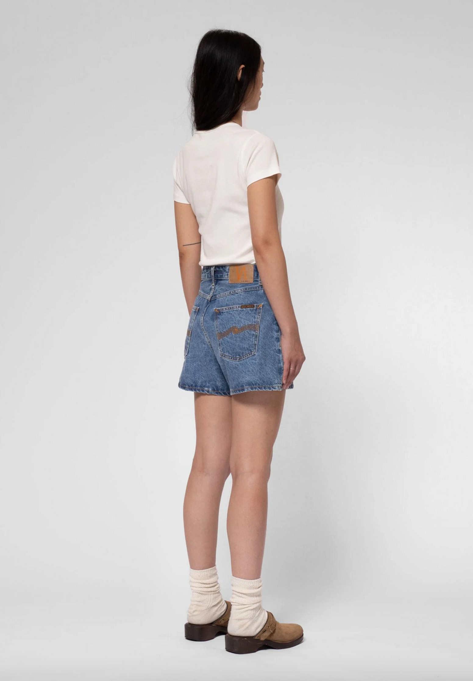 NUDIE JEANS Maeve Shorts  blue 28