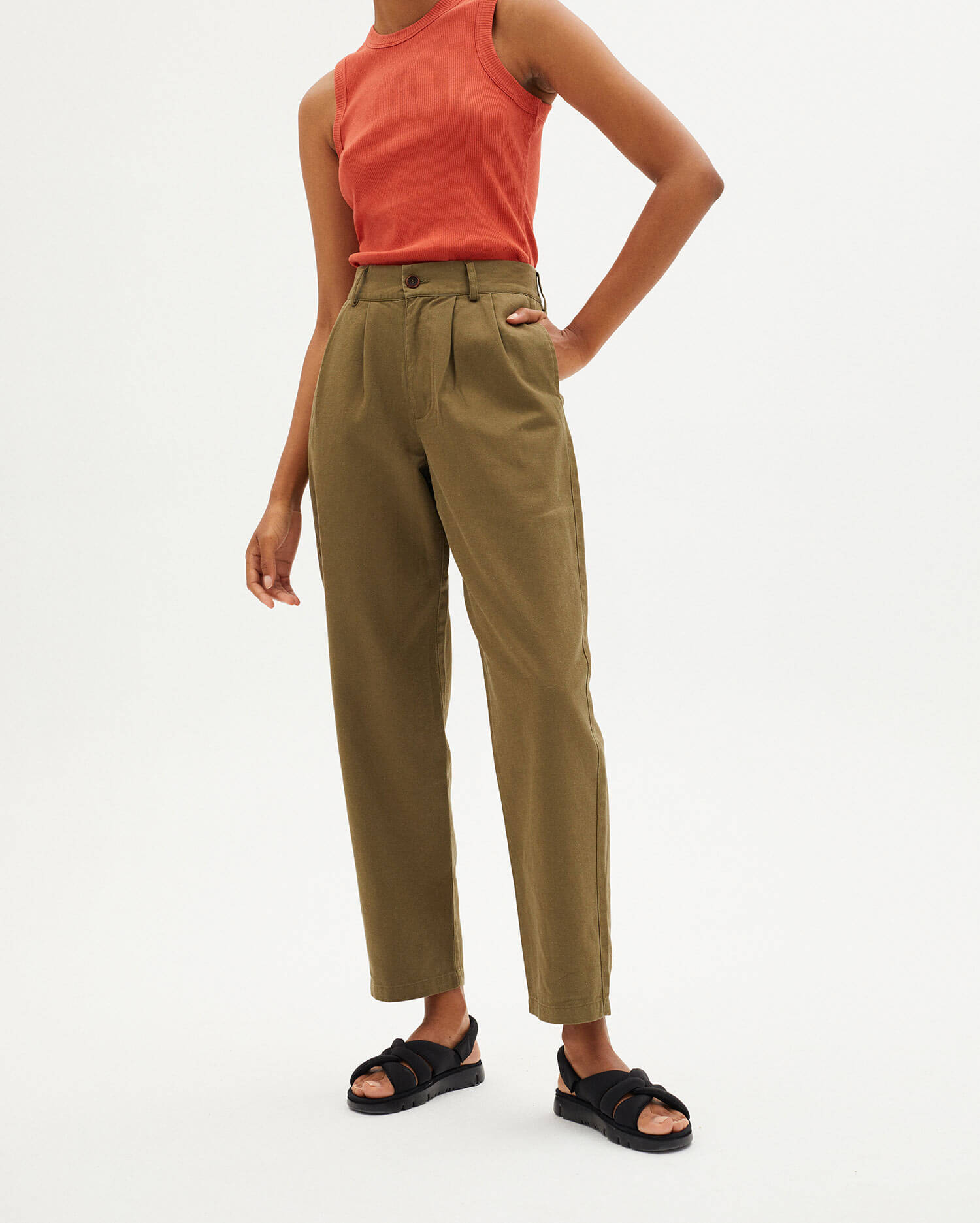 THINKING MU Hose Rina Pants Hemp THINKING MU Hose Rina Pants Hemp