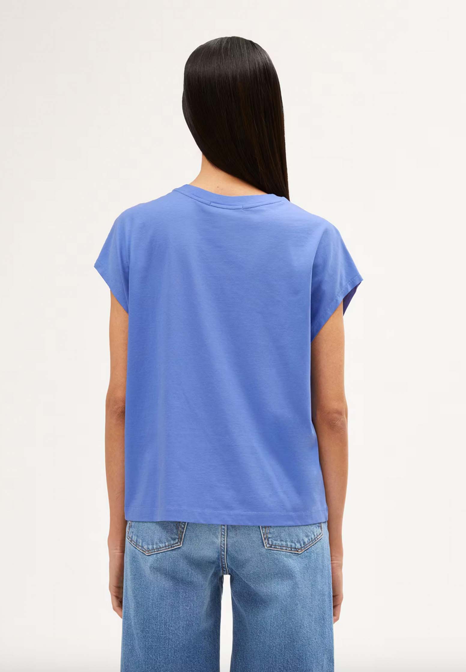 ARMEDANGELS T-Shirt Inaara bluebloom XL
