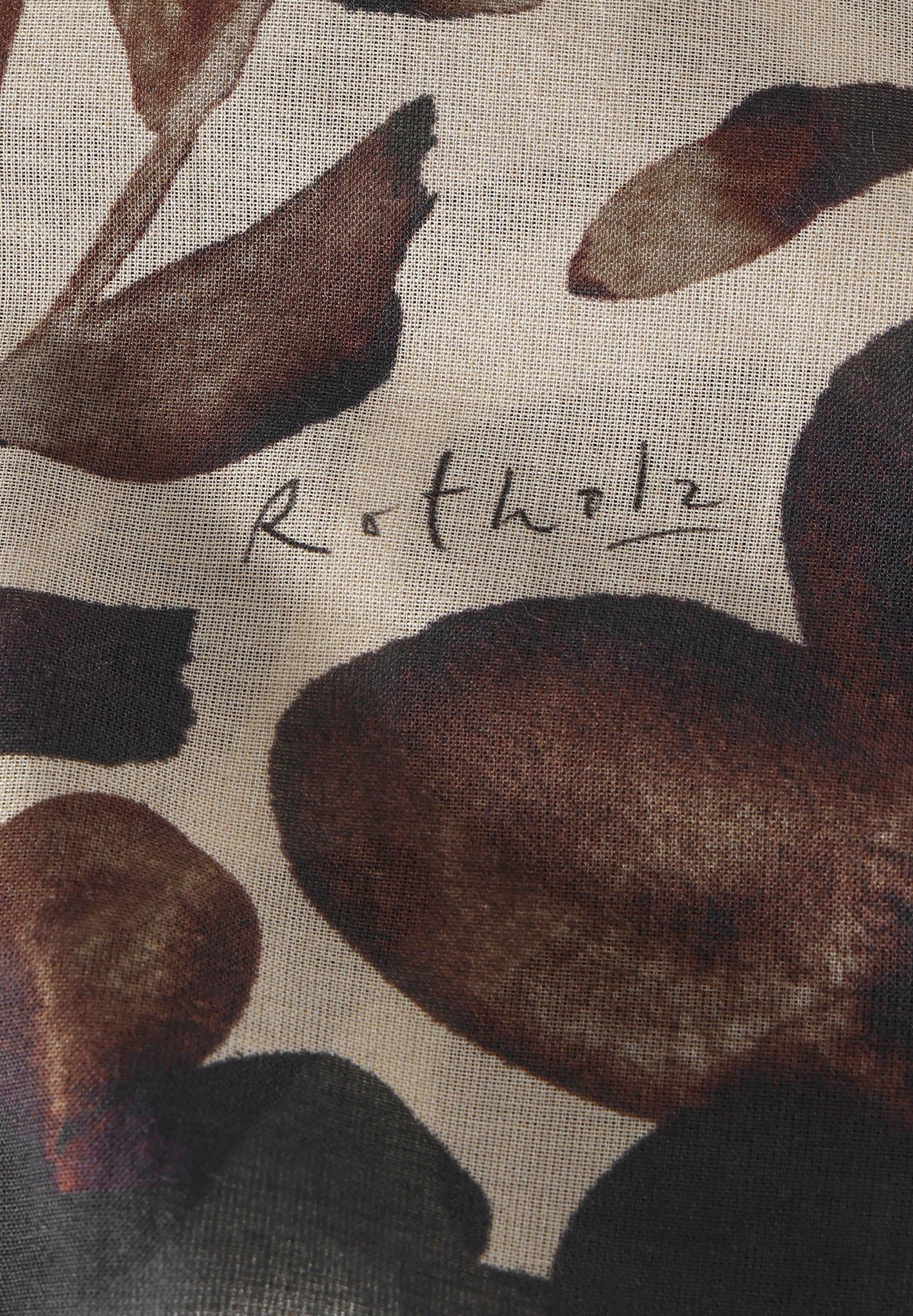 Signatur, handgeschrieben, Kunstdruck, Stoff, abstrakt