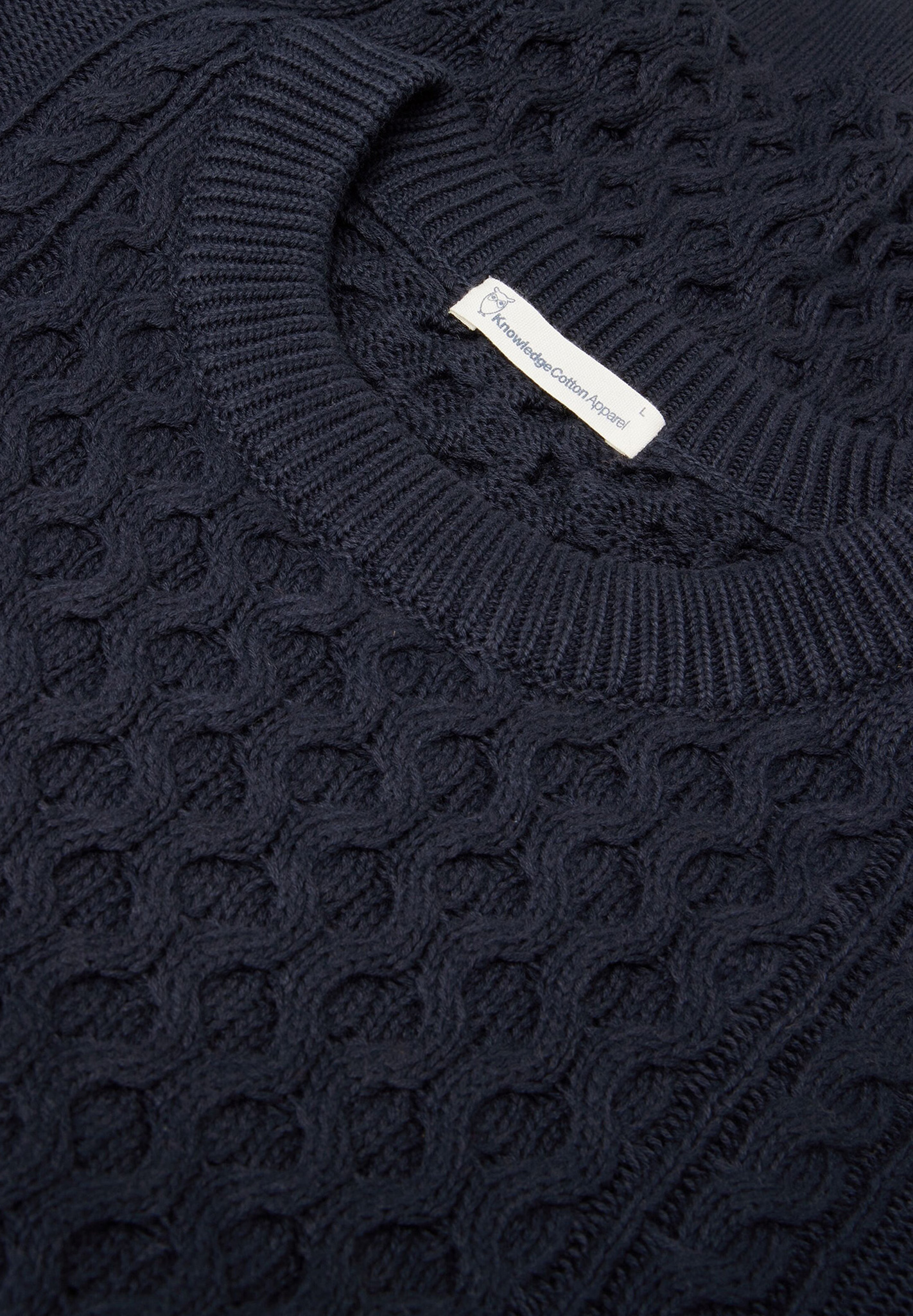 KNOWLEDGECOTTON APPAREL Organic Cotton Cable Knit Bekleidung, Strickwaren, Pullover