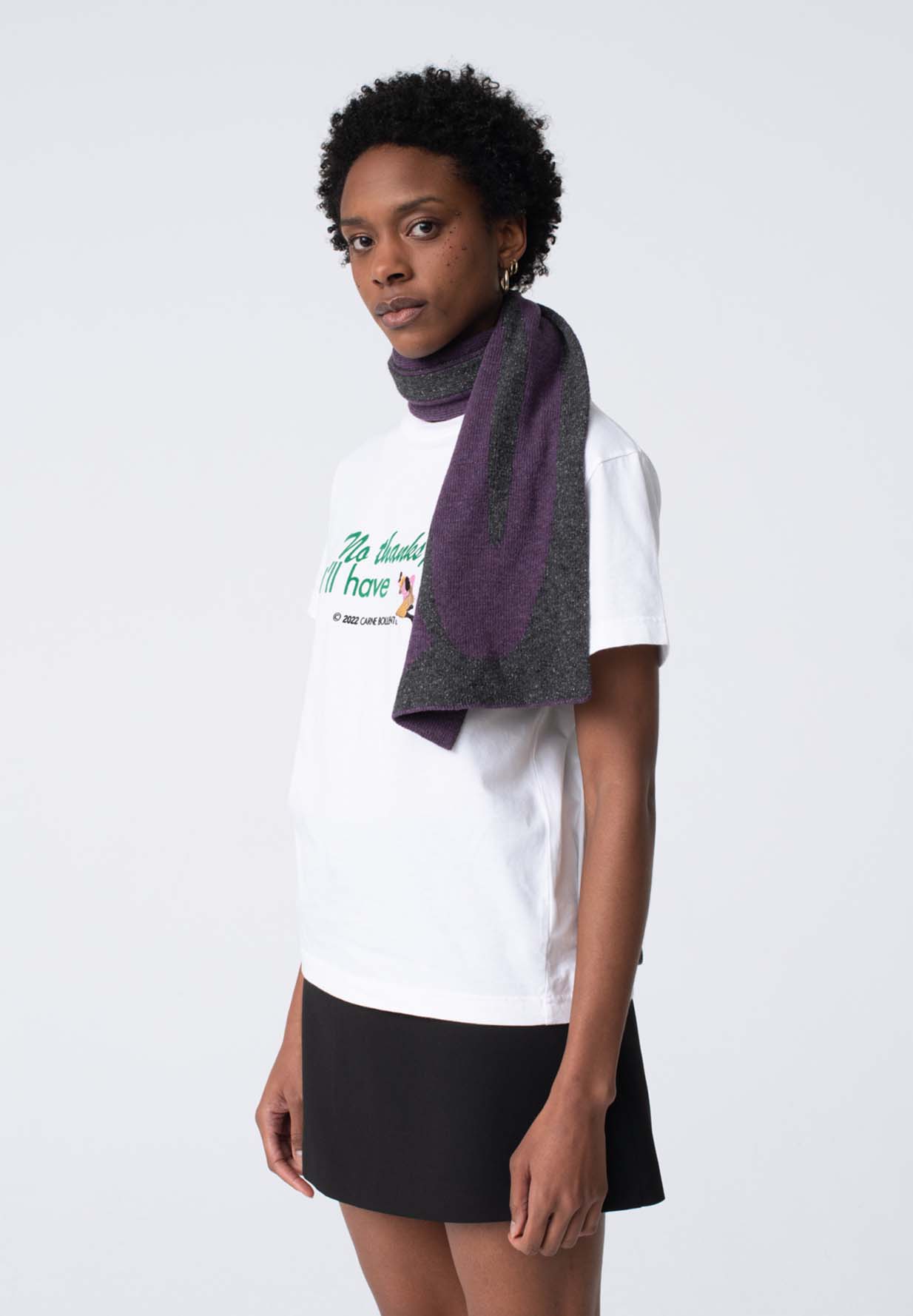 CARNE BOLLENTE T-Shirt No Thanks Kleidung, Halstuch, Person