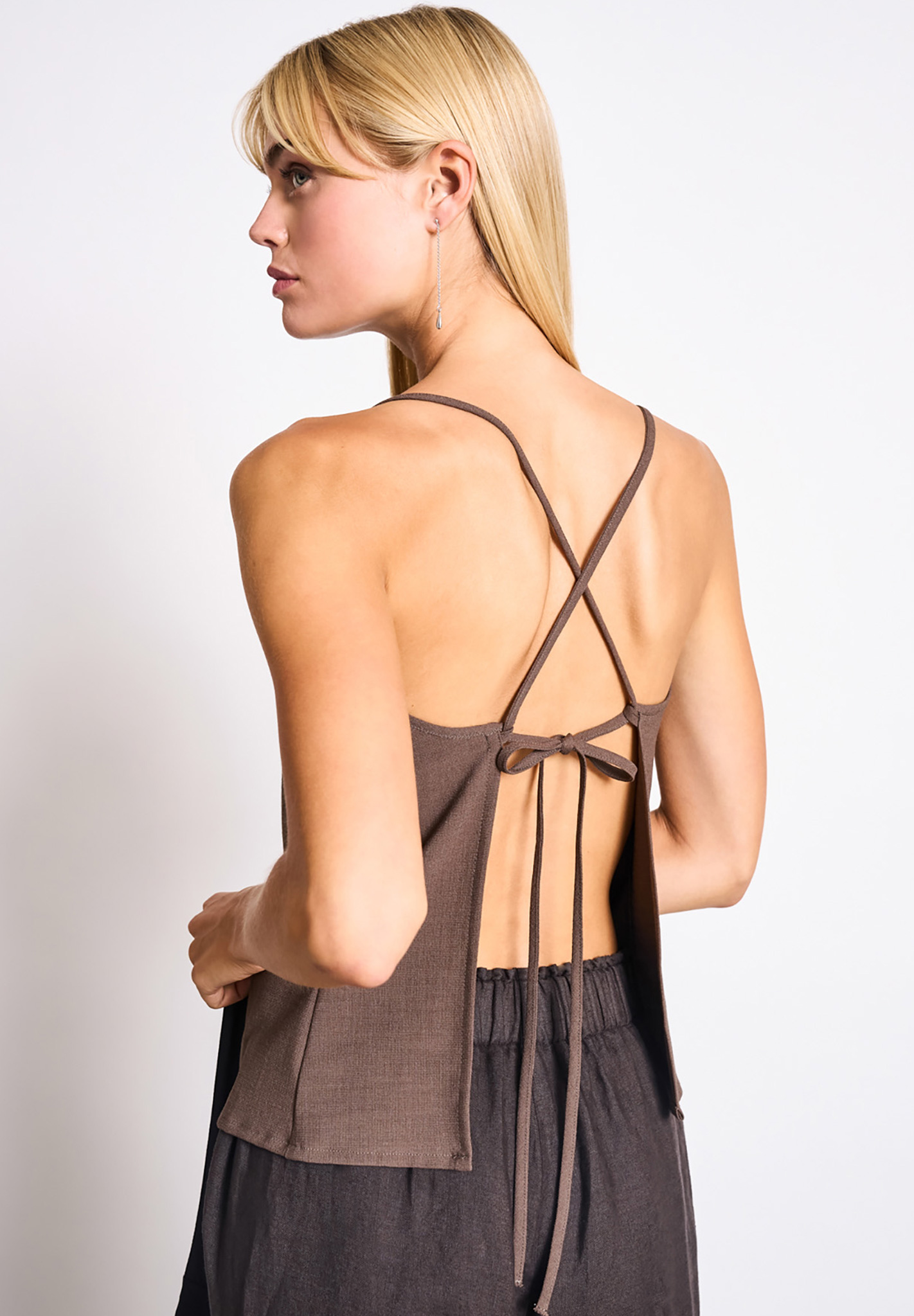 Bluse, Zurück, Person, Kleid, Frau