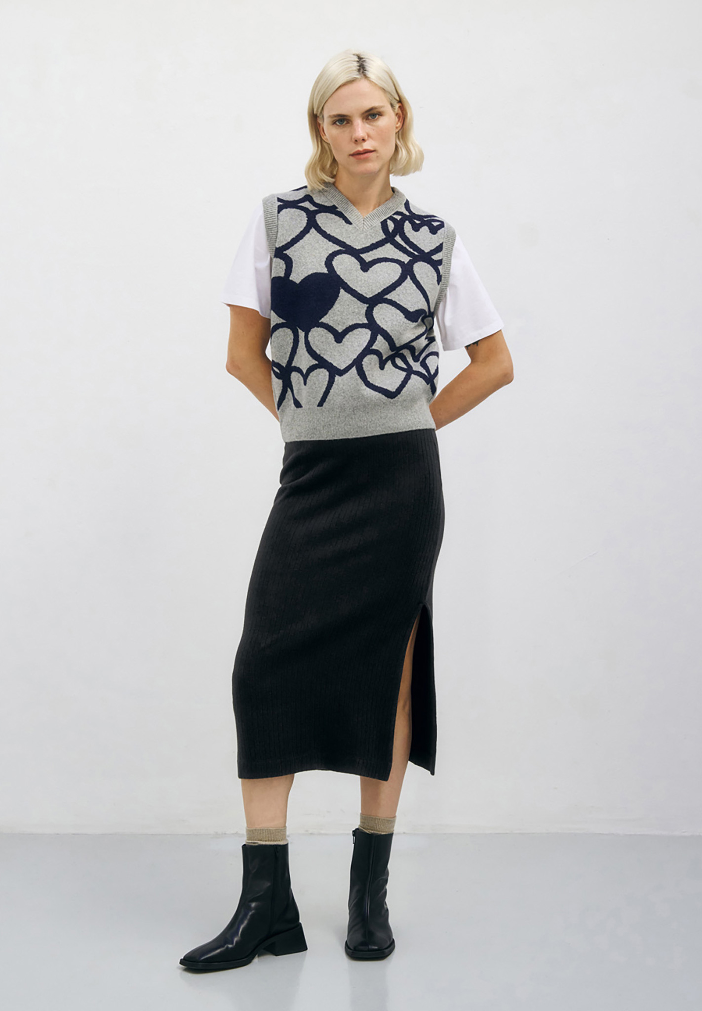 Rock, Bluse, Erwachsener, Person, Frau