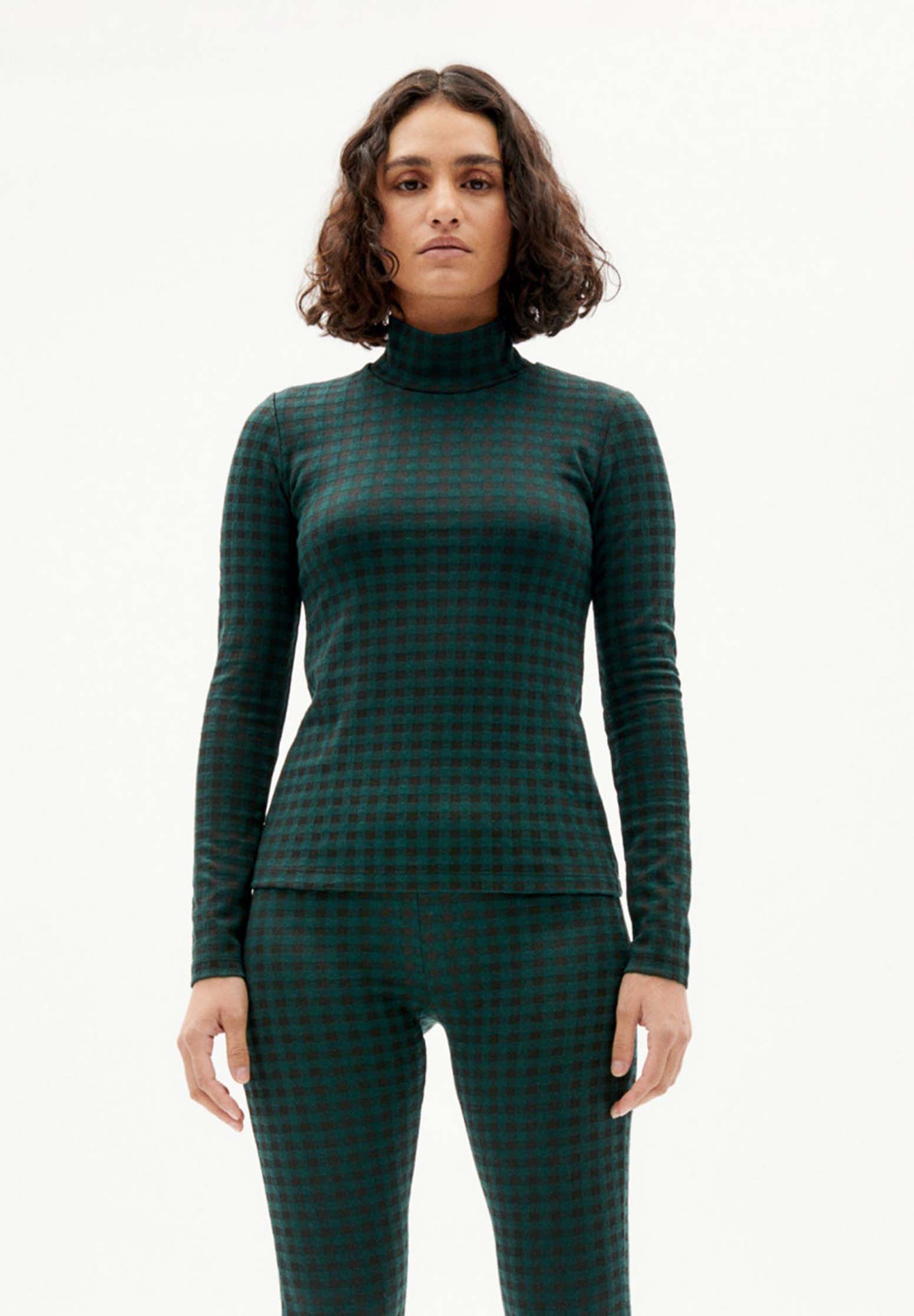 THINKING MU Trash Longsleeve Ellen Jacquard Vichy THINKING MU Trash Longsleeve Ellen Jacquard Vichy