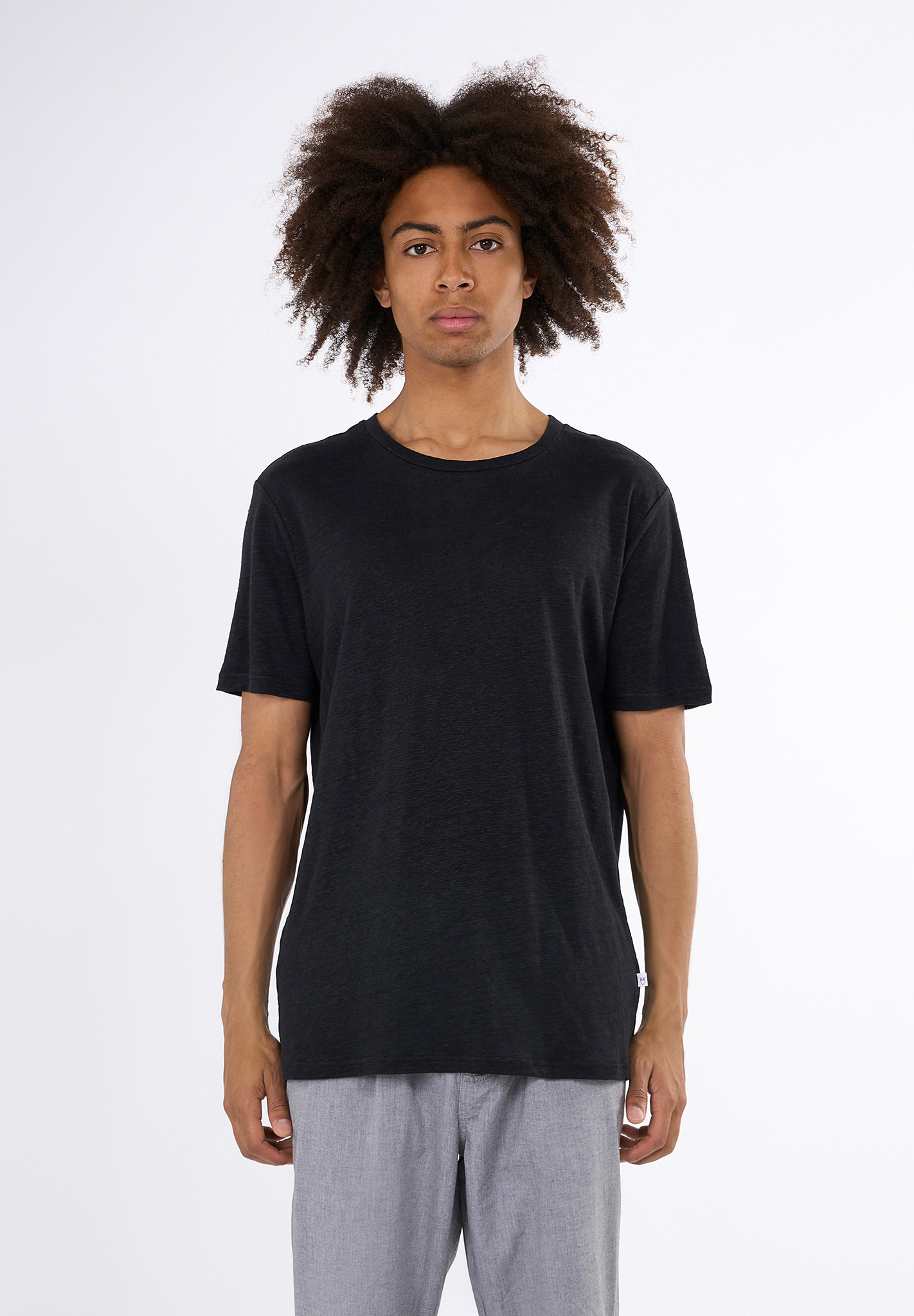 KNOWLEDGECOTTON APPAREL Linen T-Shirt