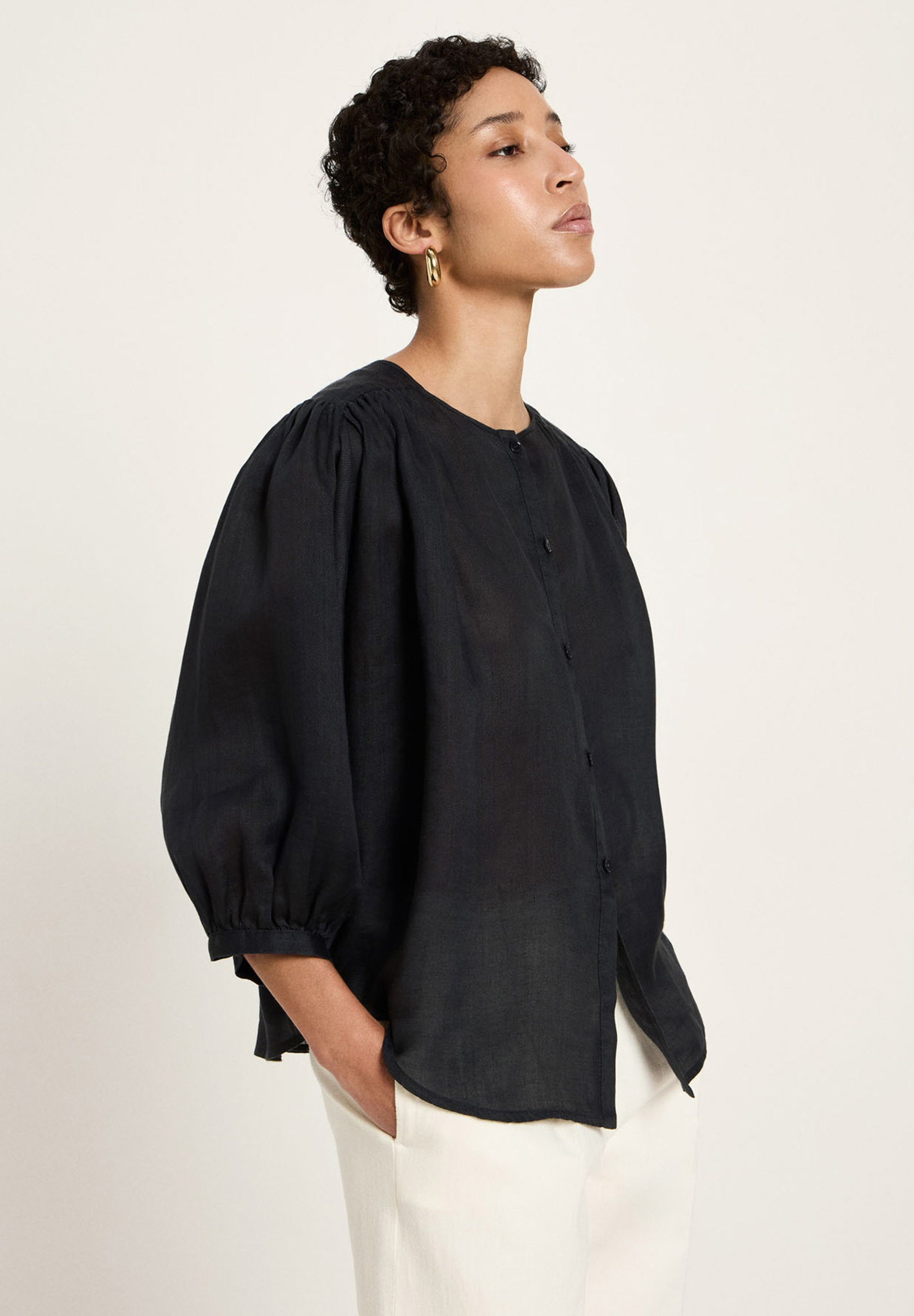 Bluse, Kleidung, Person, Langarm, Ärmel