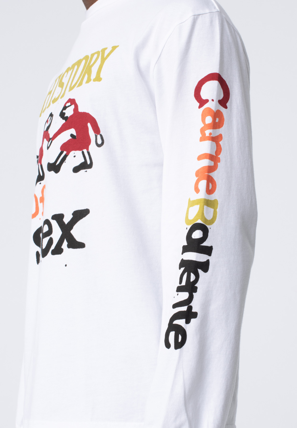 CARNE BOLLENTE T-Shirt History of Sex white XS