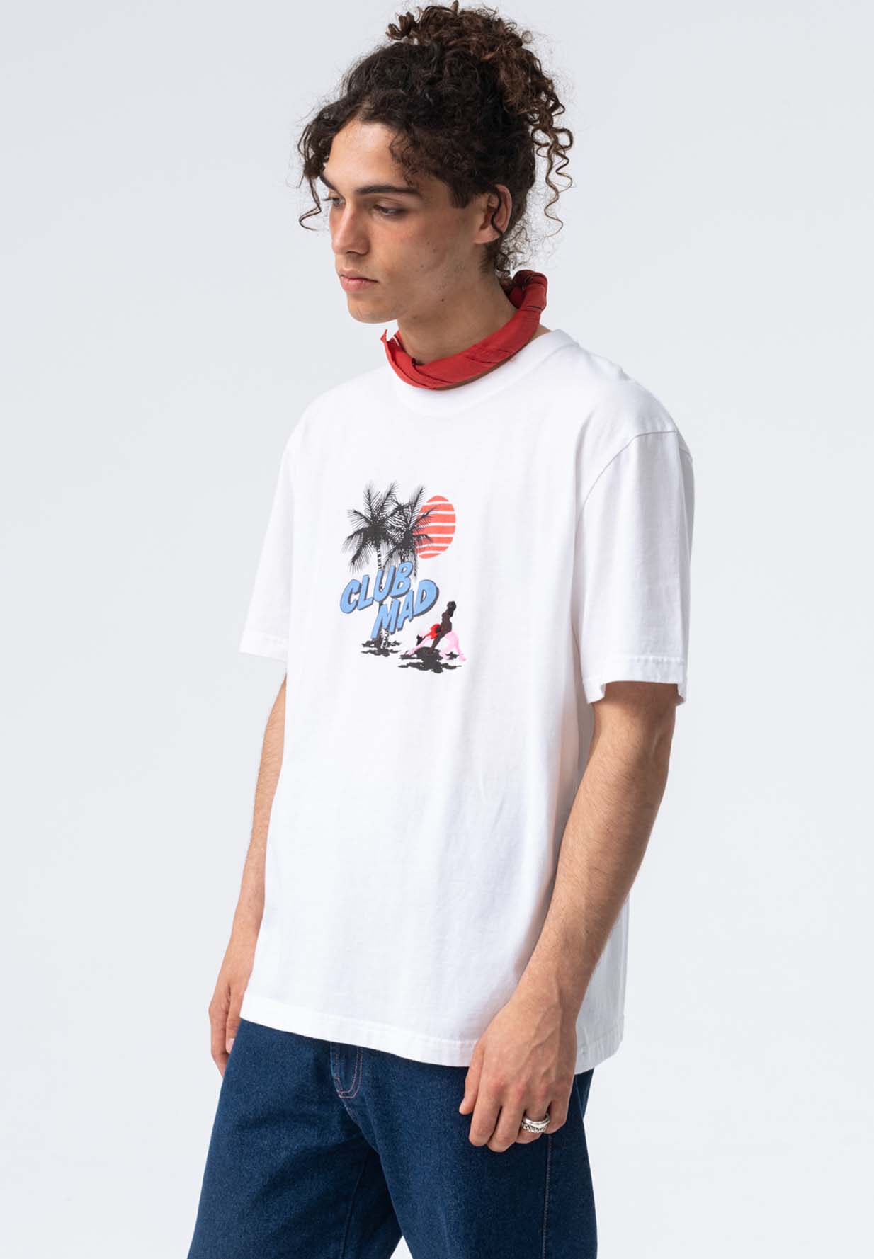 CARNE BOLLENTE T-shirt Club Mad white CARNE BOLLENTE T-shirt Club Mad white