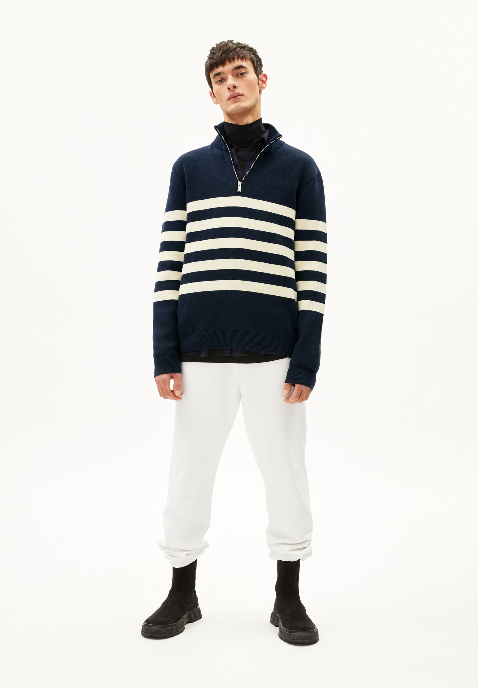 ARMEDANGELS Strickpullover Aalfredos Langarm, Strickwaren, Pulli, Person, Hosen