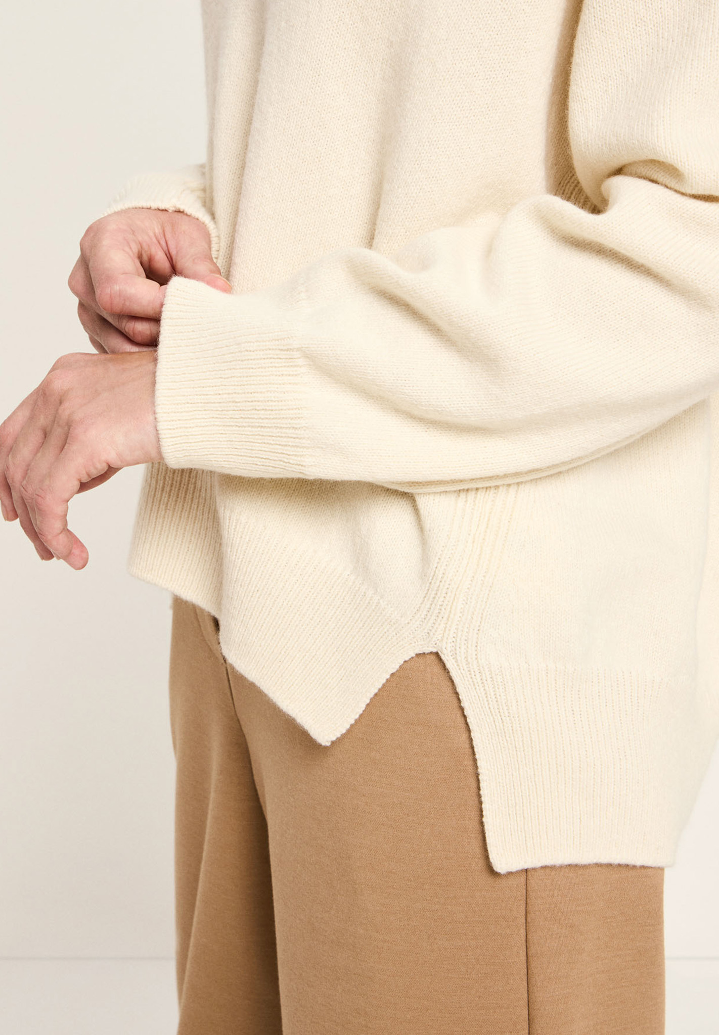 Strickwaren, Pullover, Langarm, Ärmel, Person