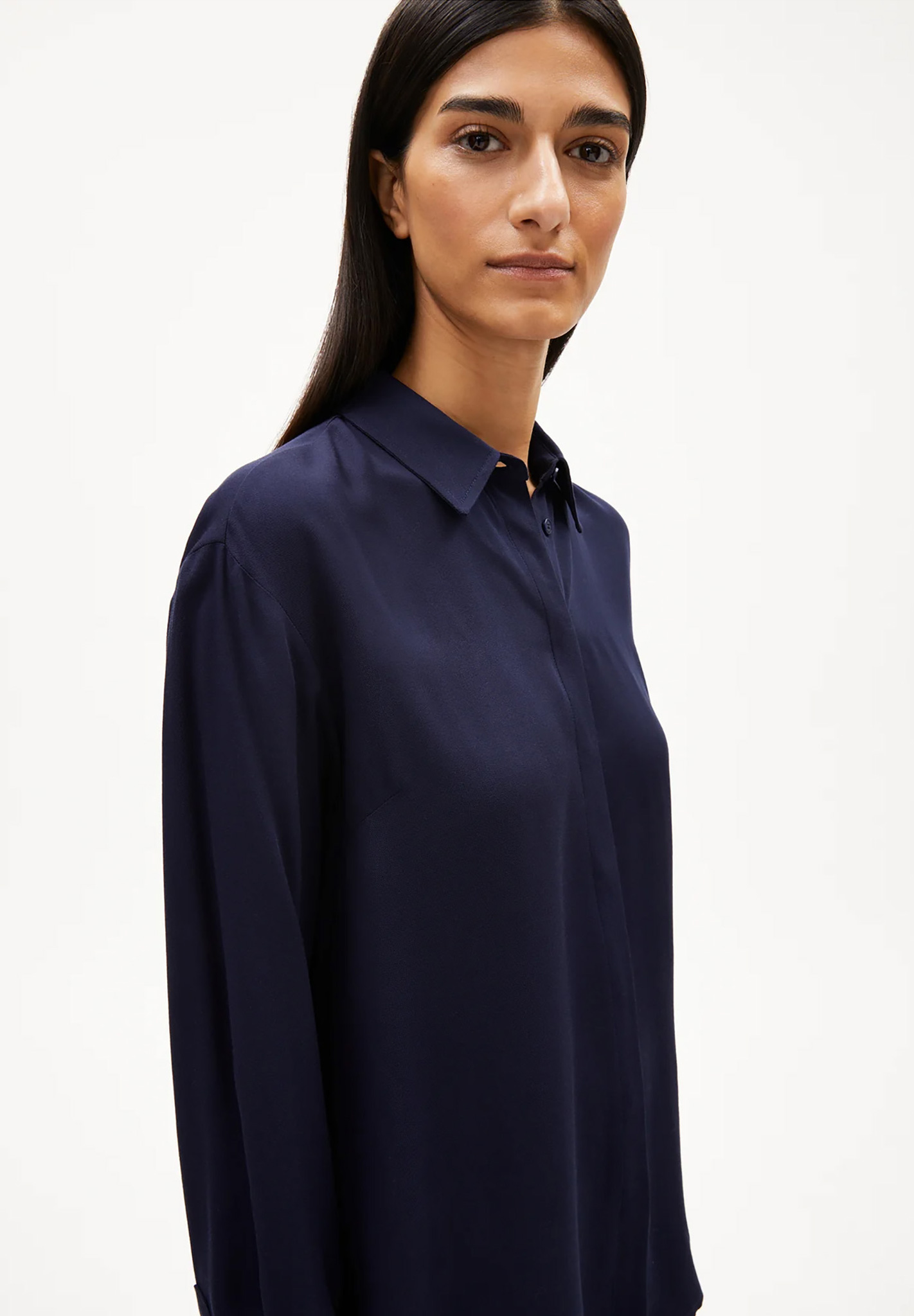 Bluse, Hemd, Langarm, Person, Frau