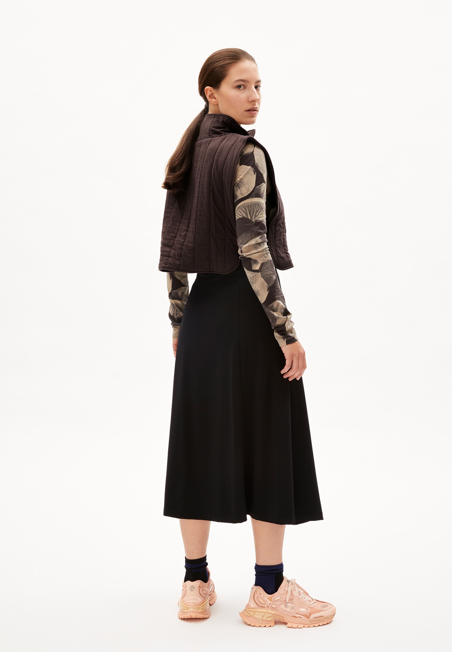 ARMEDANGELS Jersey Rock Avaa Lou Langarm, Rock, Mantel, Person, Kleid