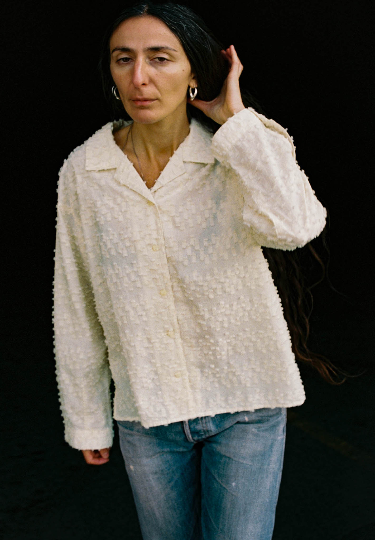 NUDIE JEANS Juni Fringe Shirt NUDIE JEANS Juni Fringe Shirt