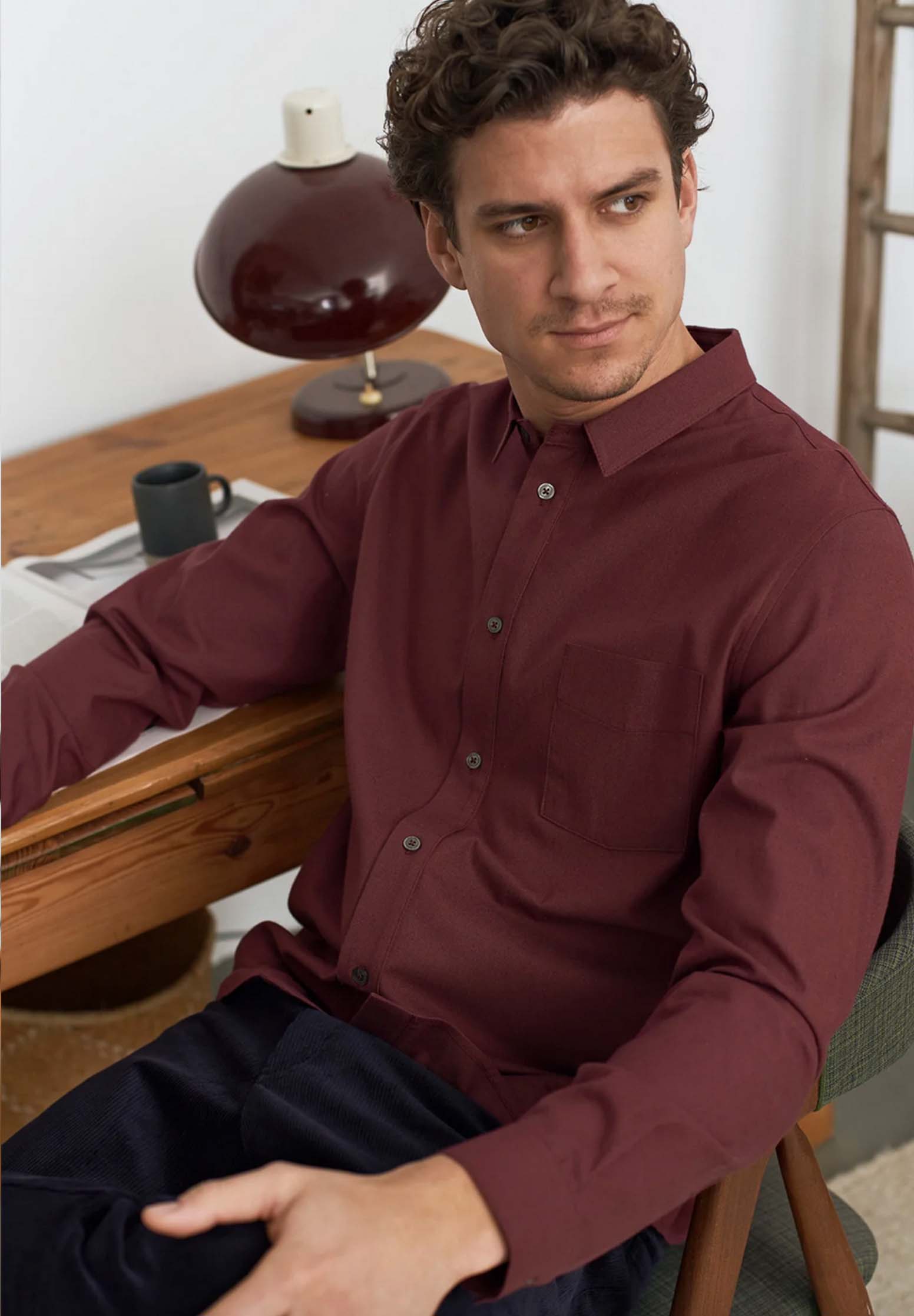 ABOUT COMPANIONS Simon Shirt eco silk ABOUT COMPANIONS Simon Shirt eco silk