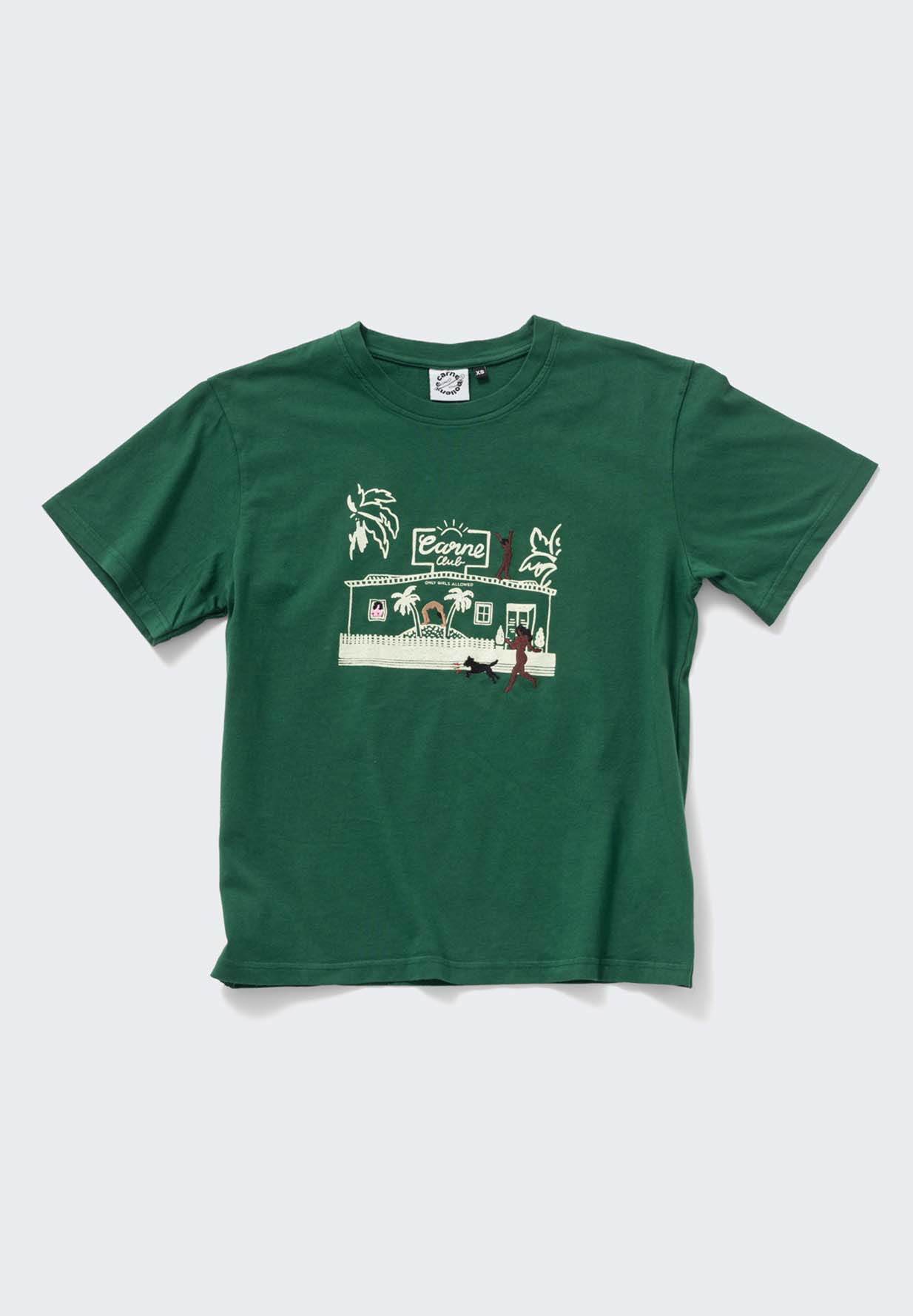CARNE BOLLENTE T-shirt Carne Club Lovers green XL