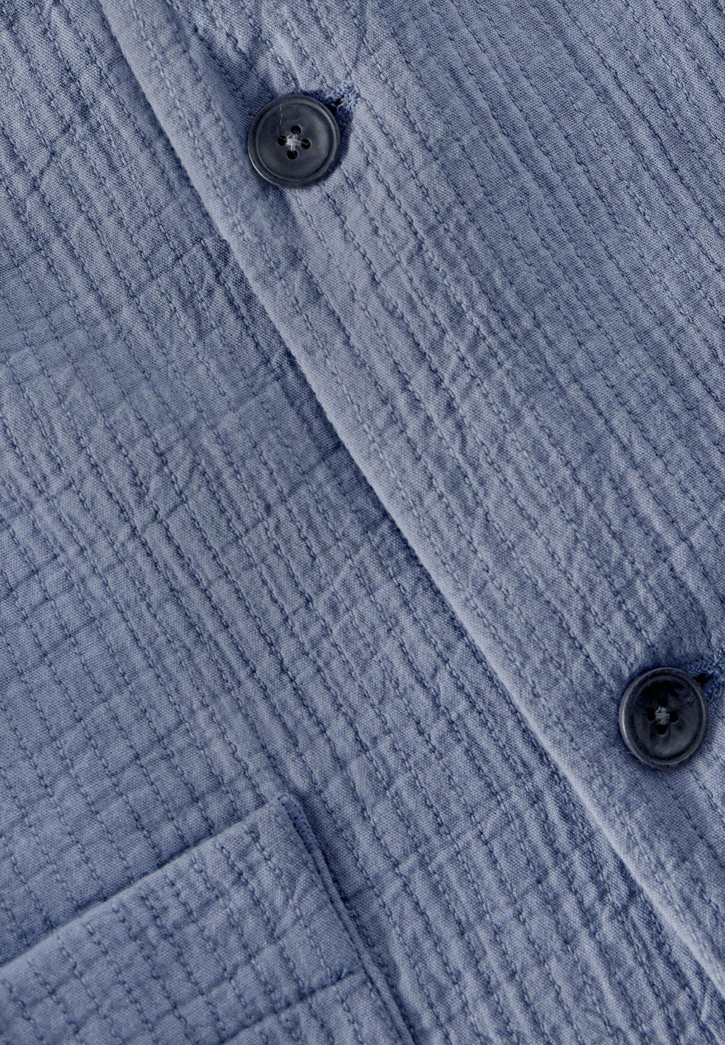 burgundy-blue shirt, corduroy, button-down, soft-texture, collarless?