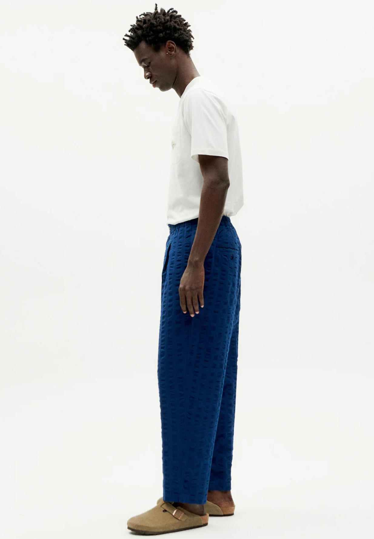 THINKING MU Luc Pants Big Seersucker Bekleidung, Hosen, Person