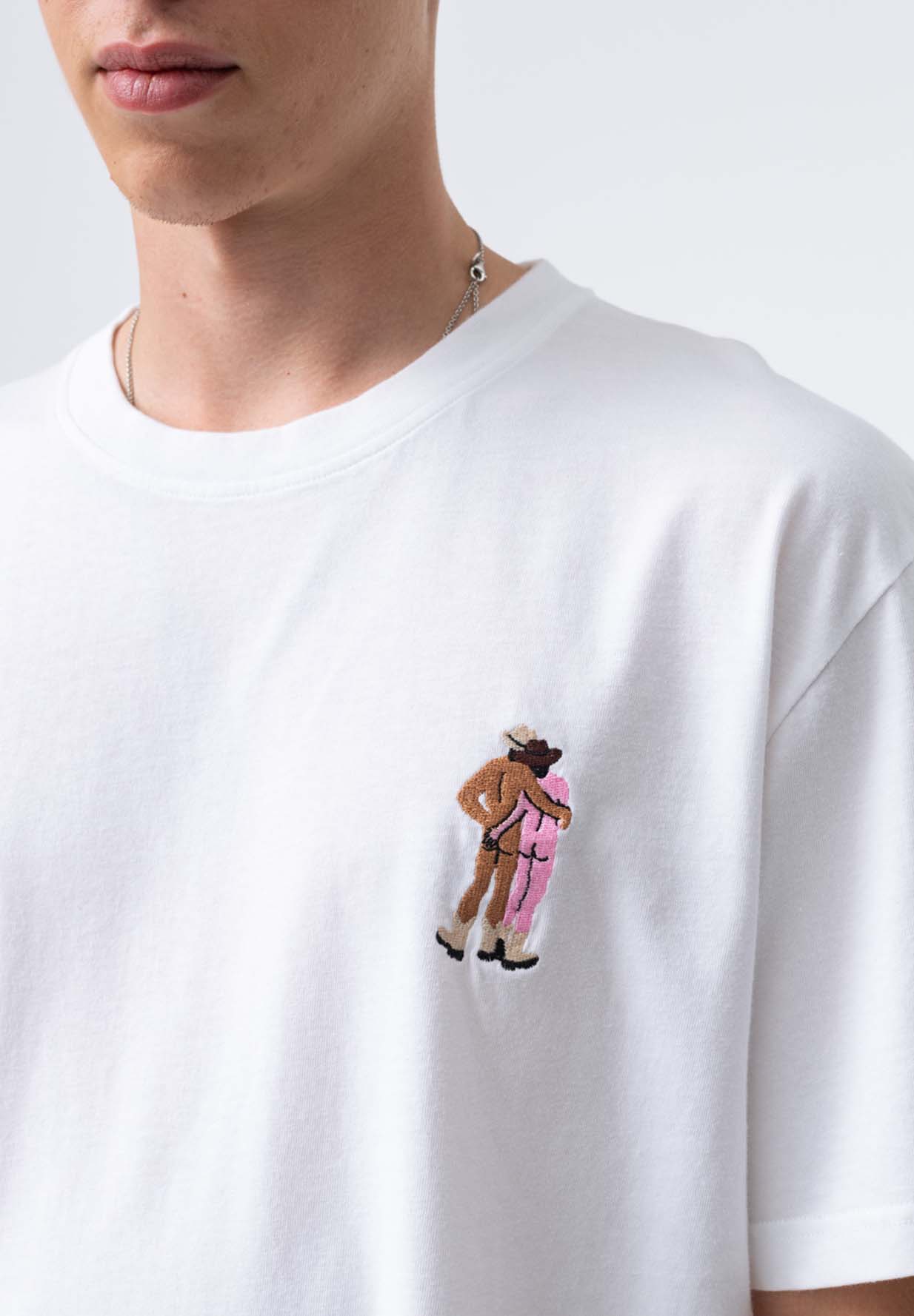 CARNE BOLLENTE T-shirt Midnight Cowboys white CARNE BOLLENTE T-shirt Midnight Cowboys white