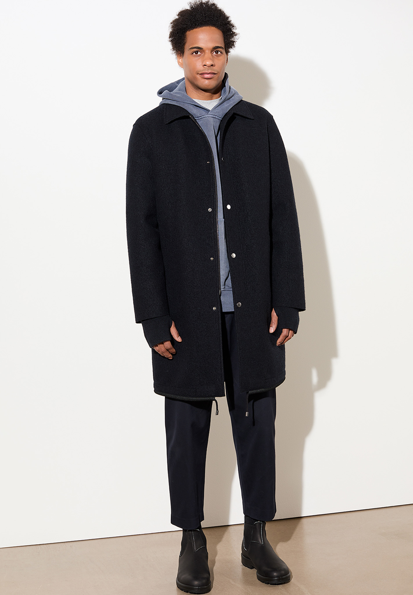 LANGERCHEN Coat Straiton Mantel, Erwachsener, Mann, Person