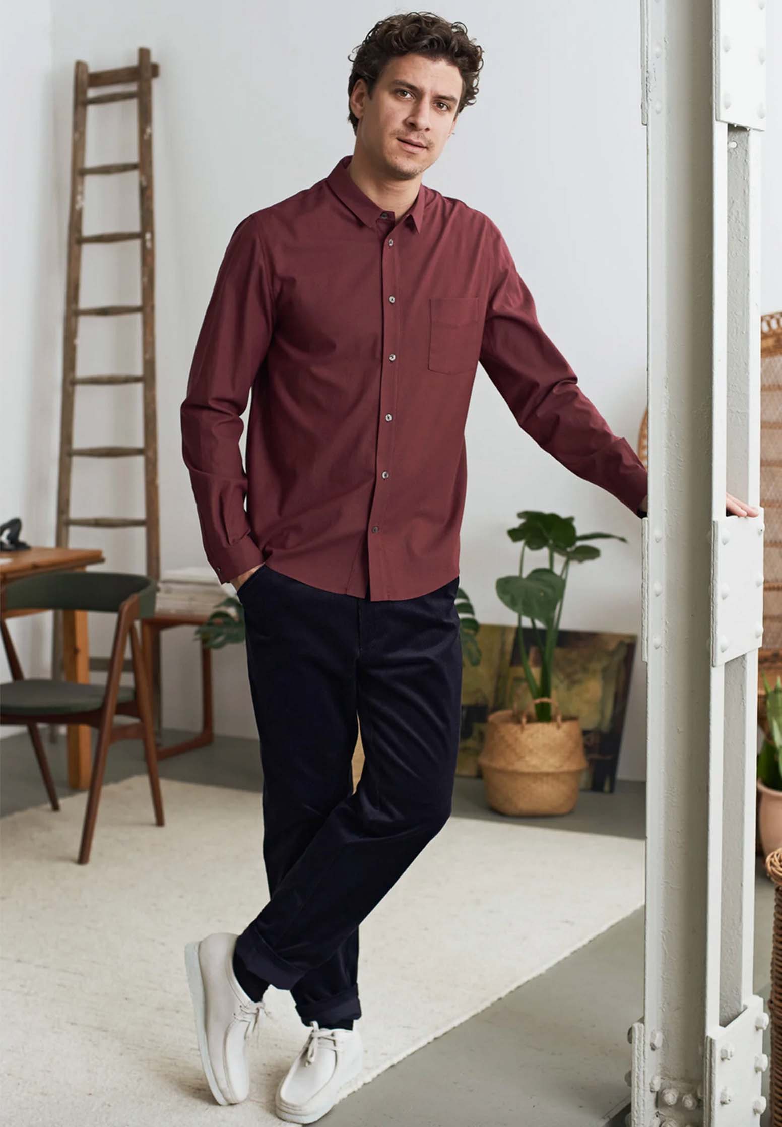 ABOUT COMPANIONS Simon Shirt eco silk ABOUT COMPANIONS Simon Shirt eco silk