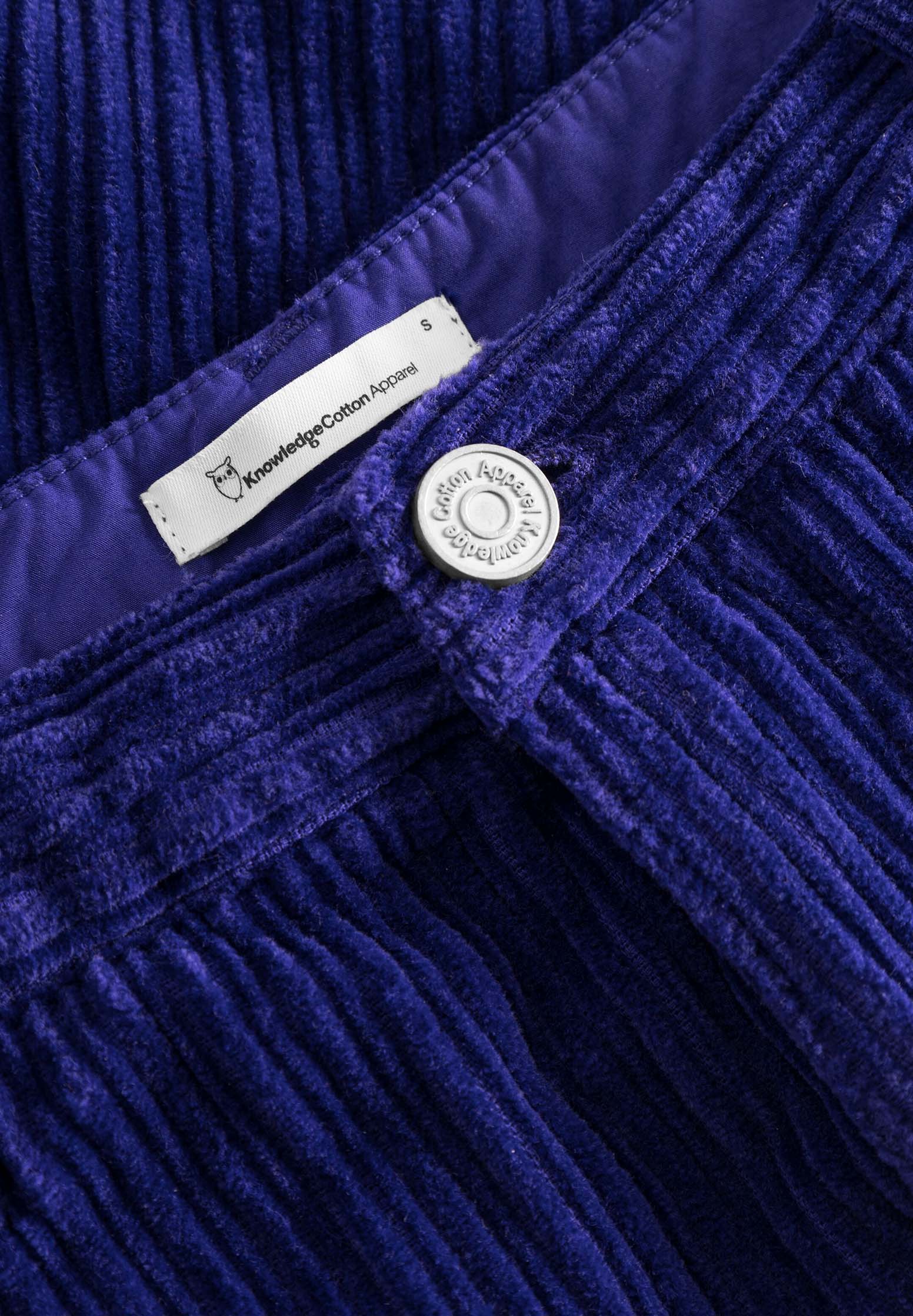 KNOWLEDGECOTTON APPAREL Irregular Corduroy Skirt deep purple XL