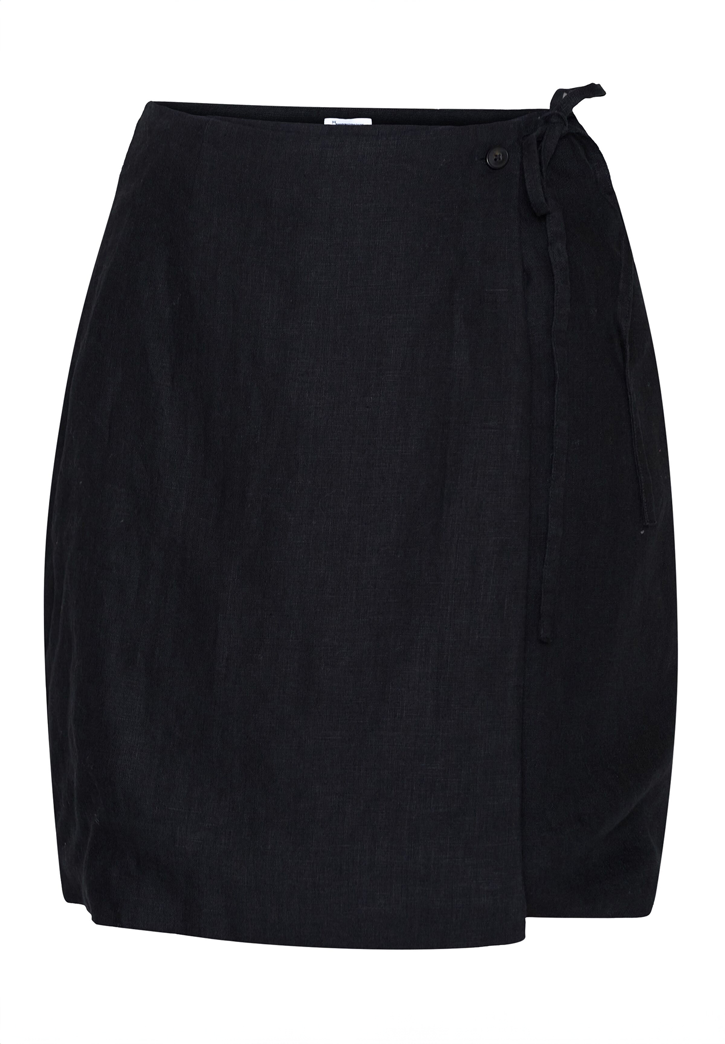 KNOWLEDGECOTTON APPAREL Linen Wrap Short Skirt KNOWLEDGECOTTON APPAREL Linen Wrap Short Skirt