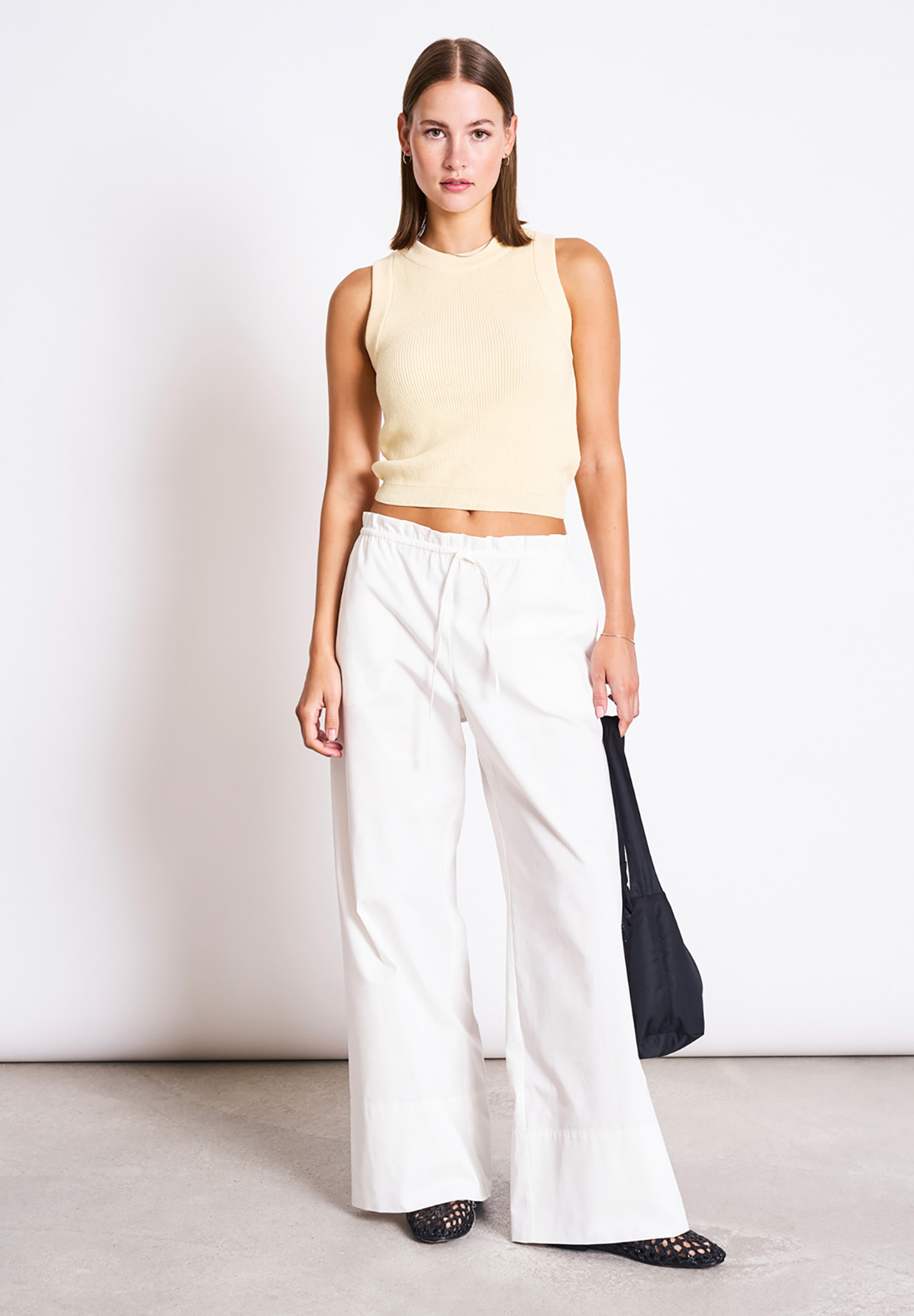 Leinen, Bluse, Hosen, Person, Frau