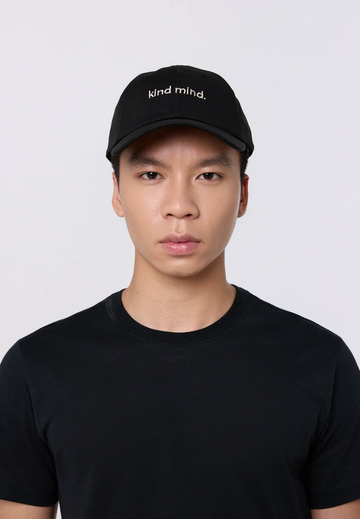 baseball cap, schwarze cap, verstellbare cap, Text auf Cap, Vorderseite Panel