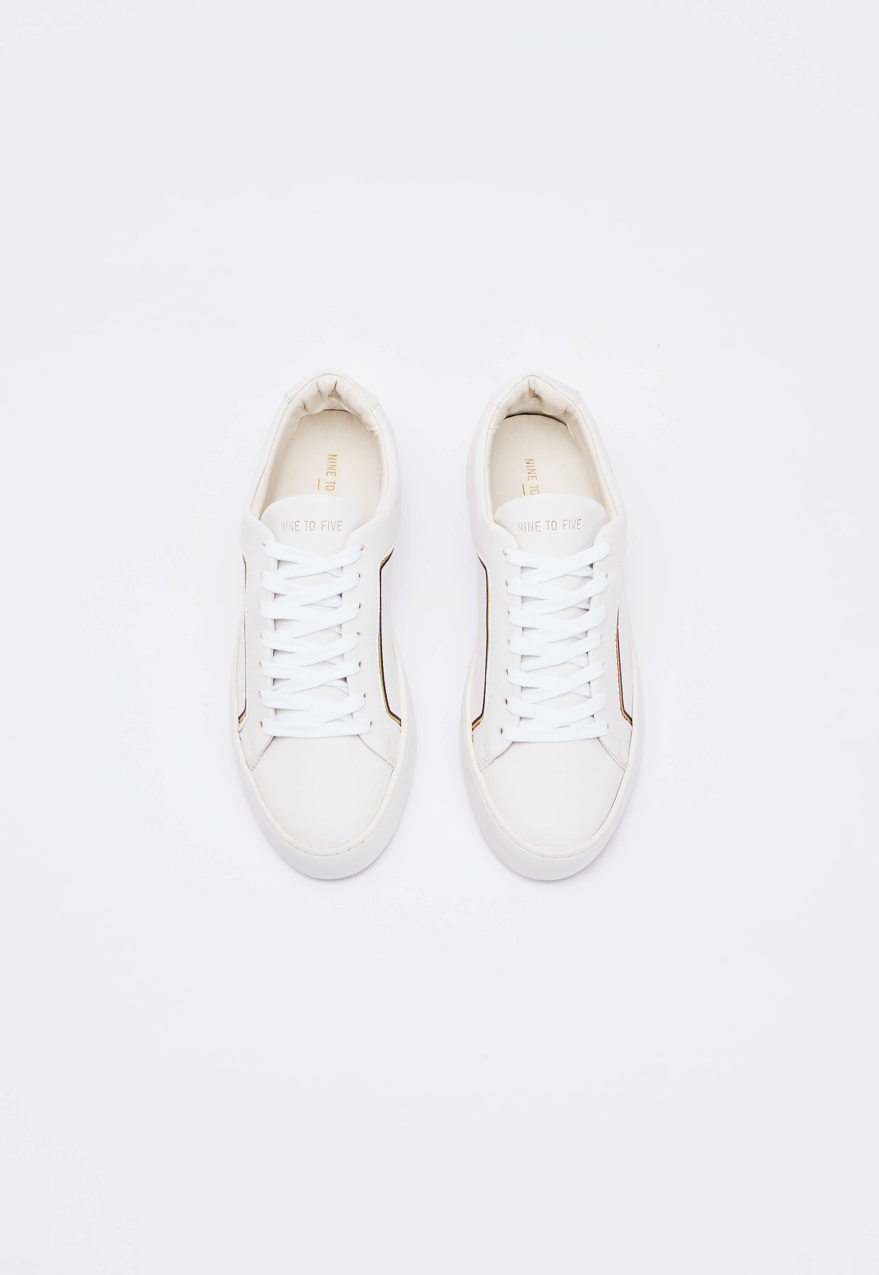 NINE TO FIVE Laced Sneaker gracia rainbow line