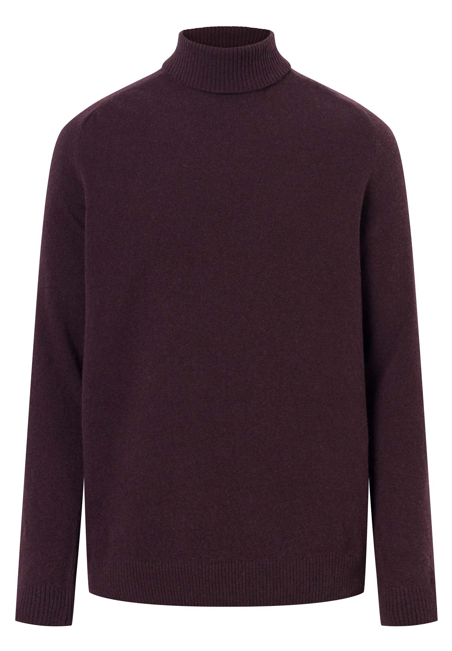KNOWLEDGE COTTON APPAREL Roll Neck Knit deep mahogany S