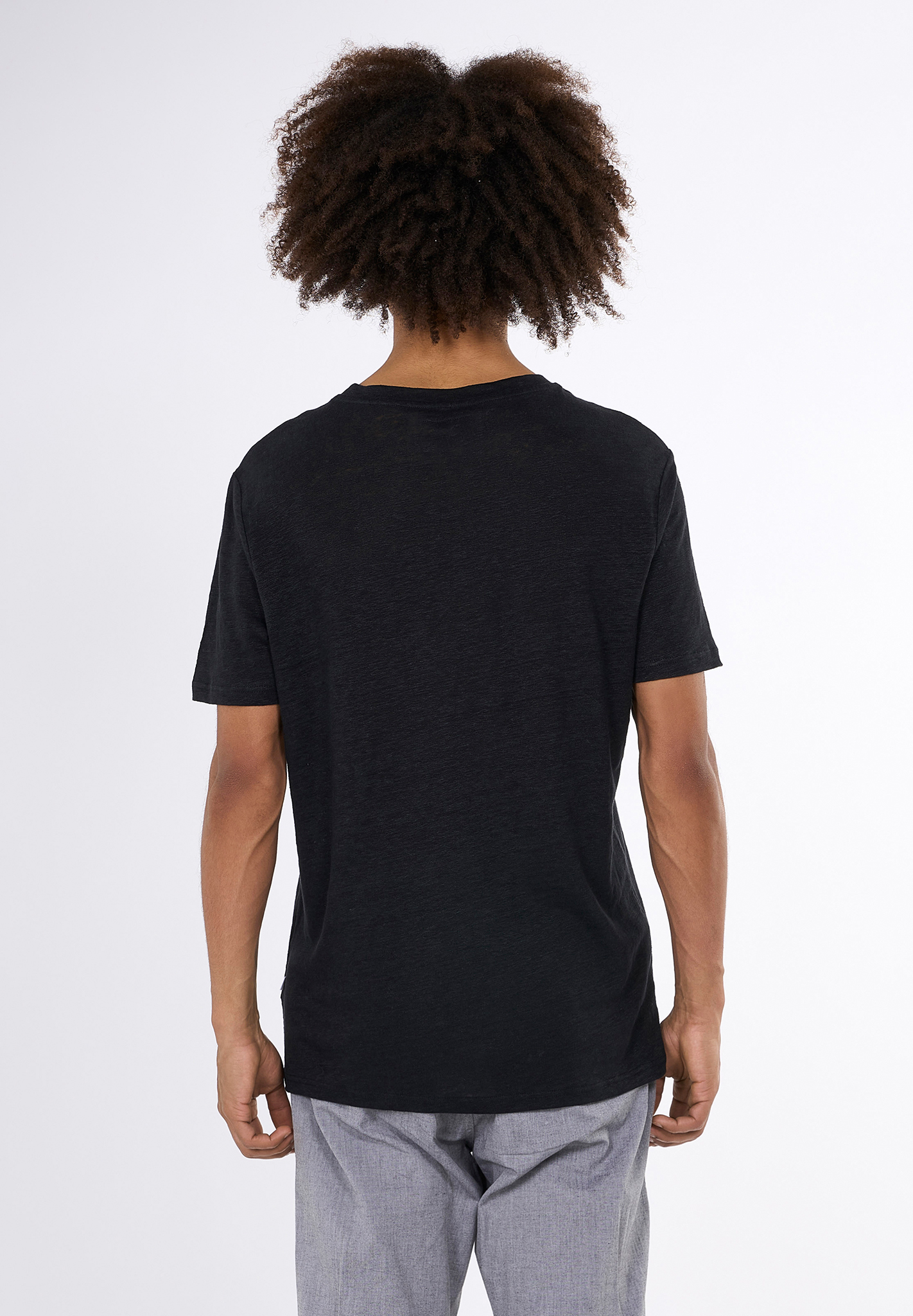 KNOWLEDGECOTTON APPAREL Linen T-Shirt
