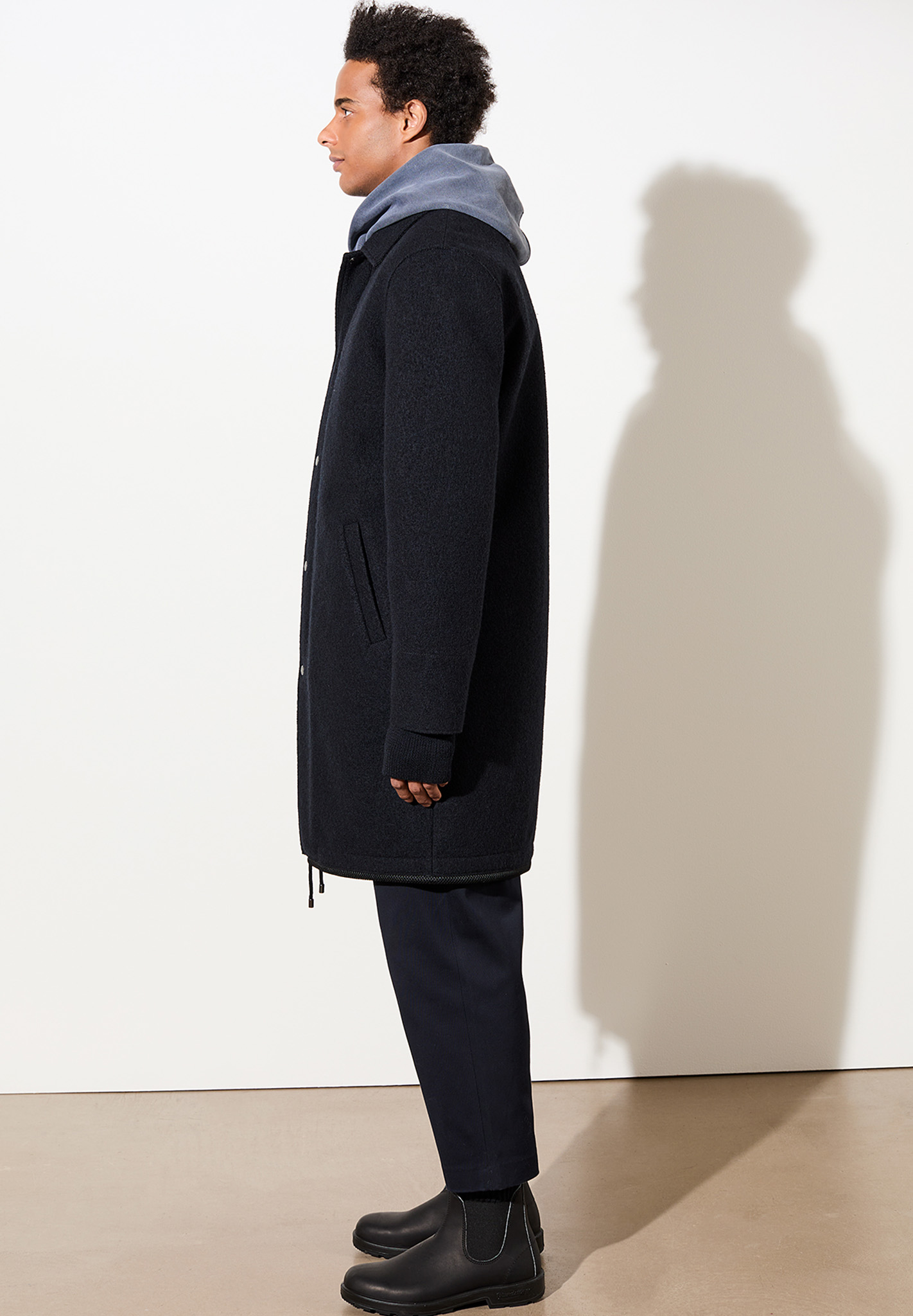 LANGERCHEN Coat Straiton Mantel, Erwachsener, Mann, Person