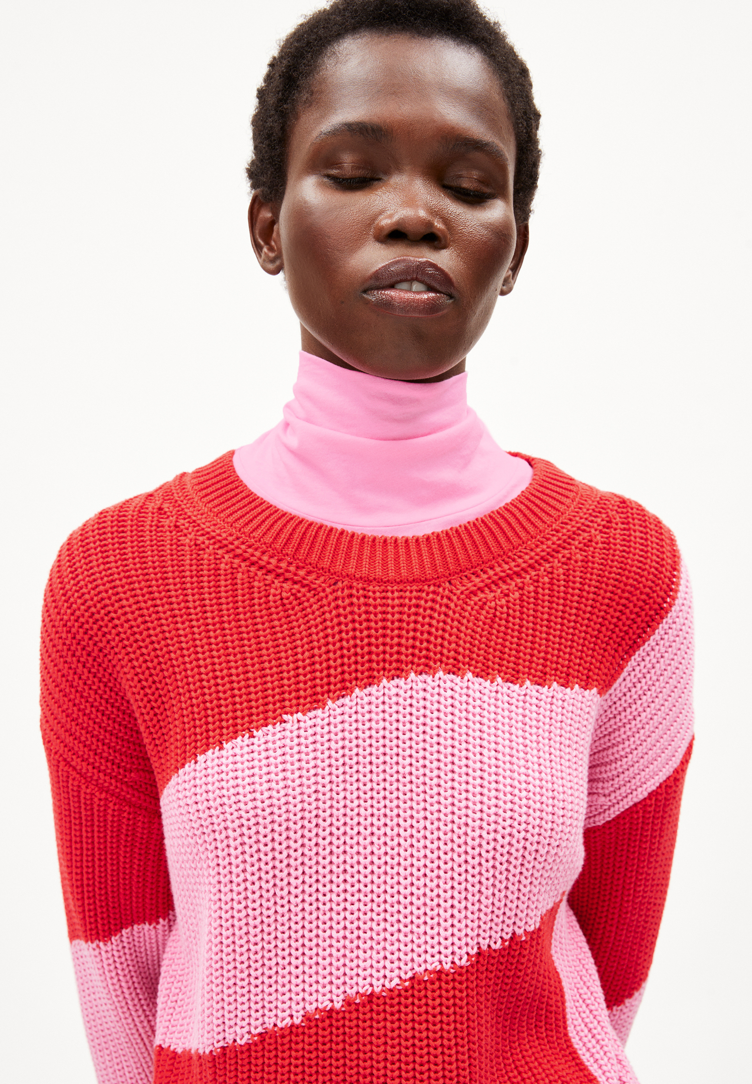 ARMEDANGELS Strickpullover Nuriaas Blockstripes ARMEDANGELS Strickpullover Nuriaas Blockstripes