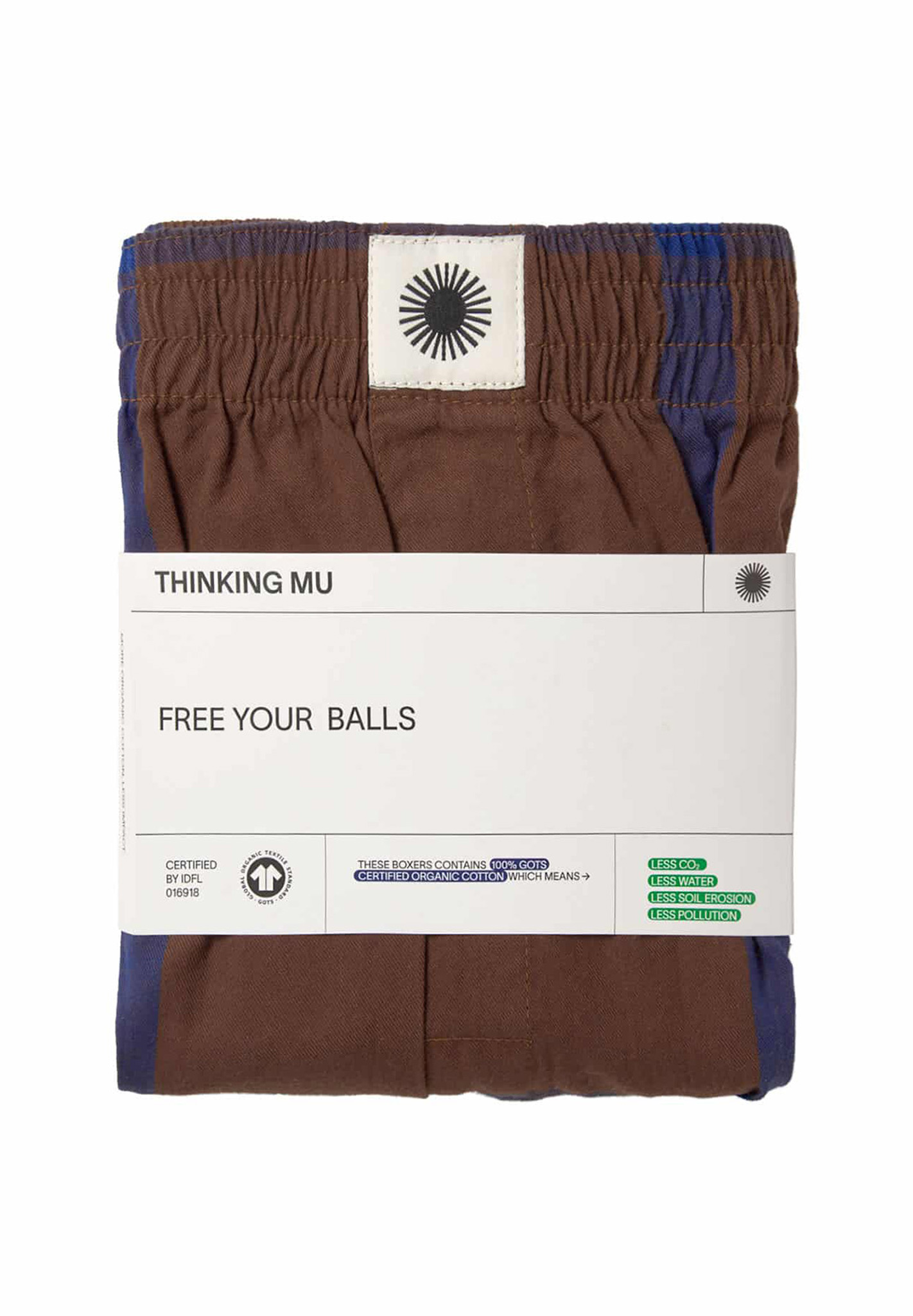 THINKING MU Boxer Windowpale Visitenkarte, Papier, Text