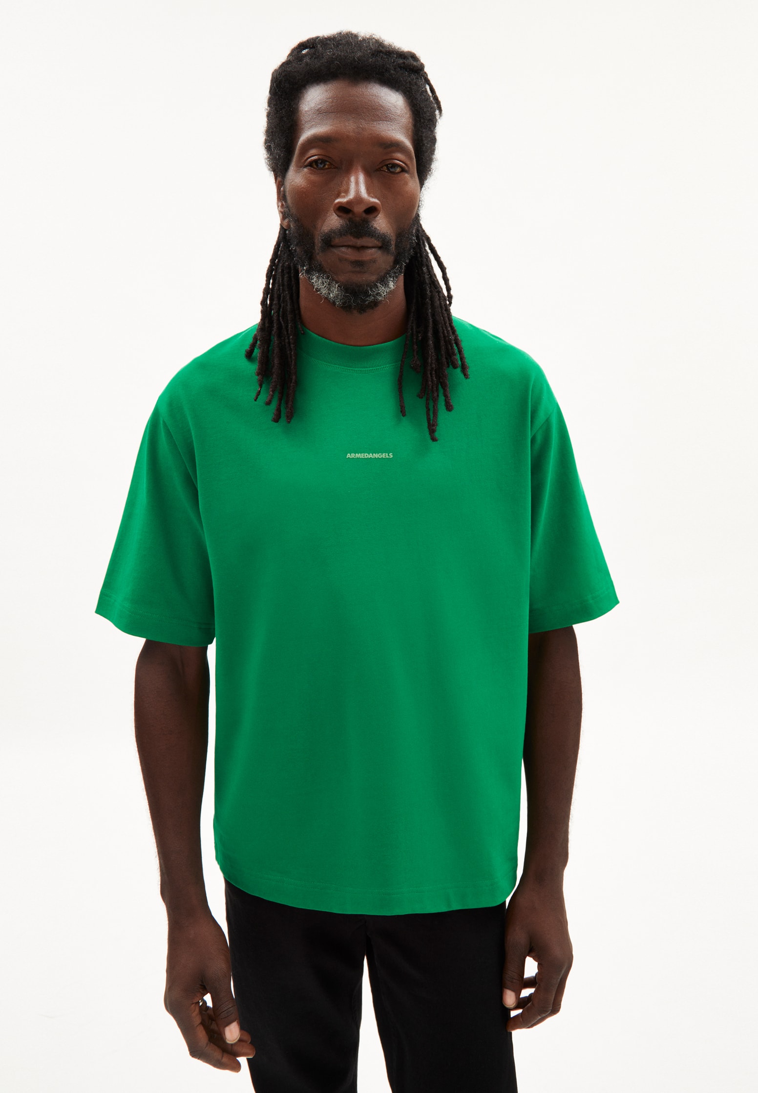 ARMEDANGELS T-Shirt Aalox solid flash green L