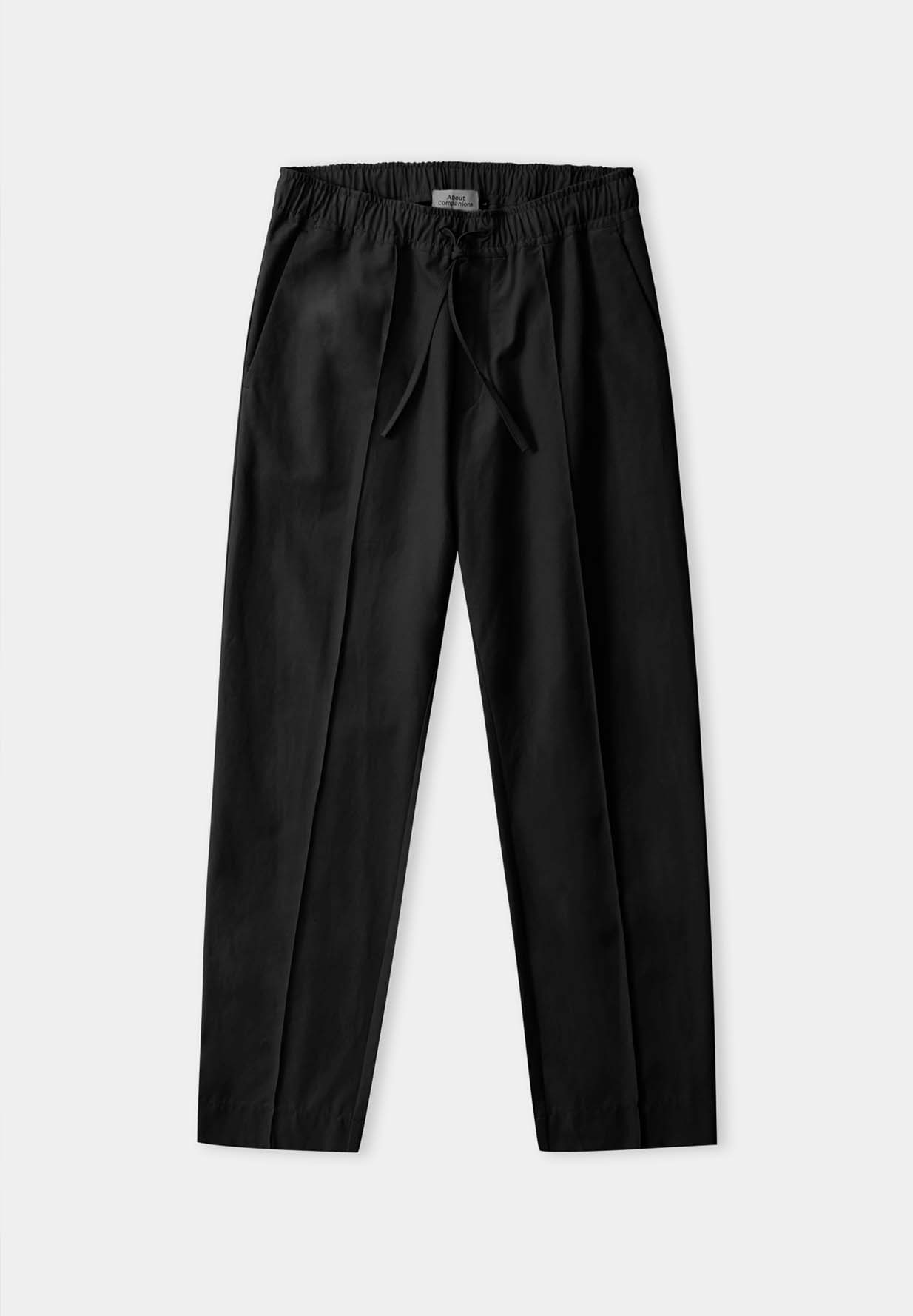 ABOUT COMPANIONS Max Trousers black tencel XL